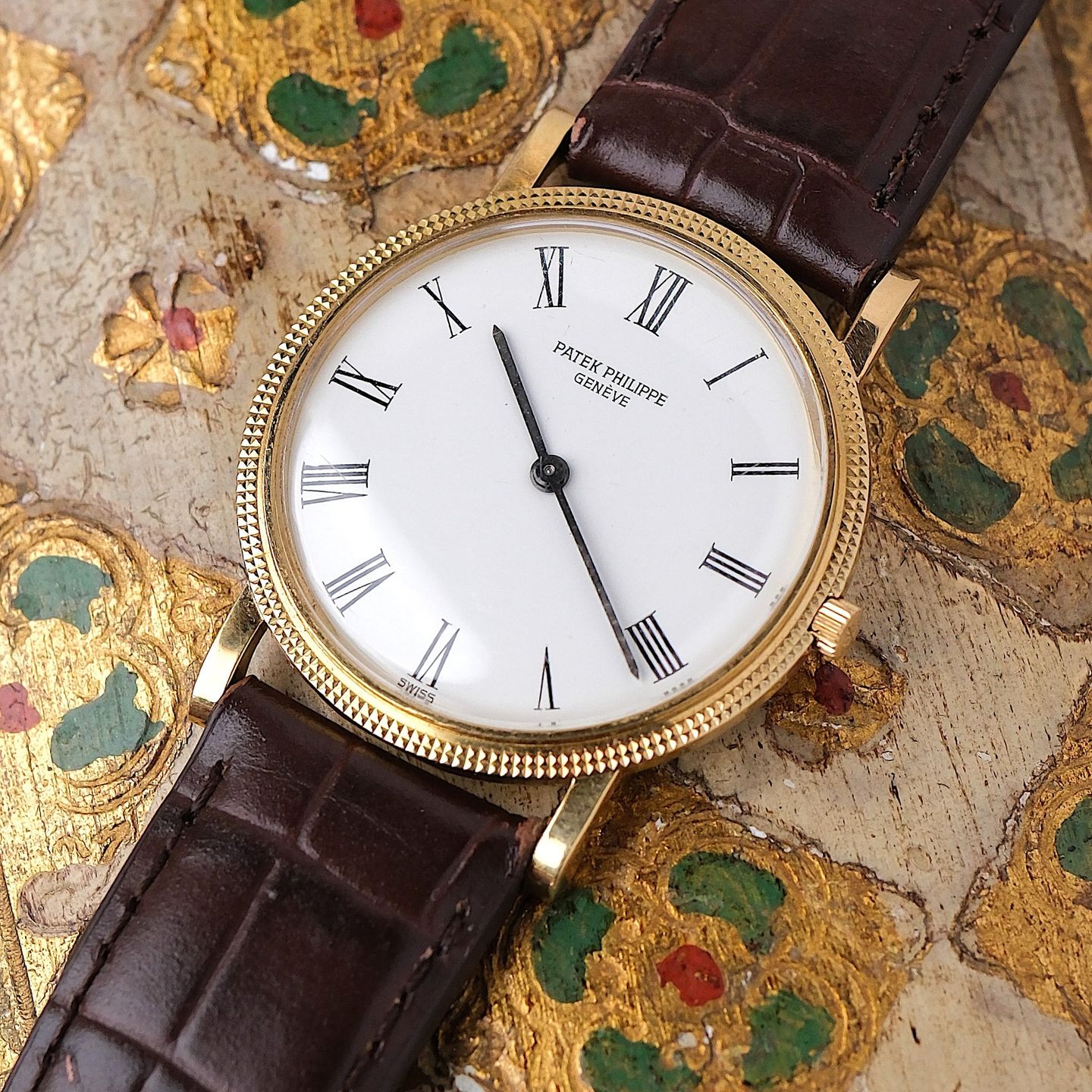 Patek Philippe Calatrava 3520 (Onbekend (willekeurig serienummer)) - 32mm Geelgoud (2/14)
