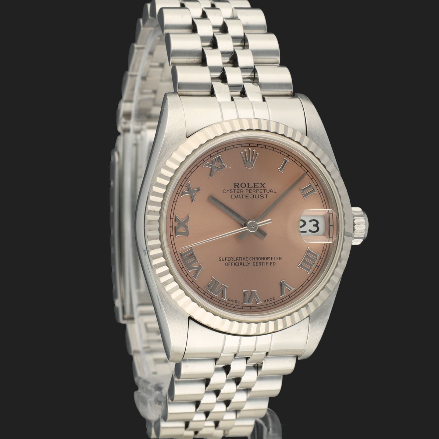 Rolex Datejust 31 68274 (1999) - Pink dial 31 mm Steel case (4/8)