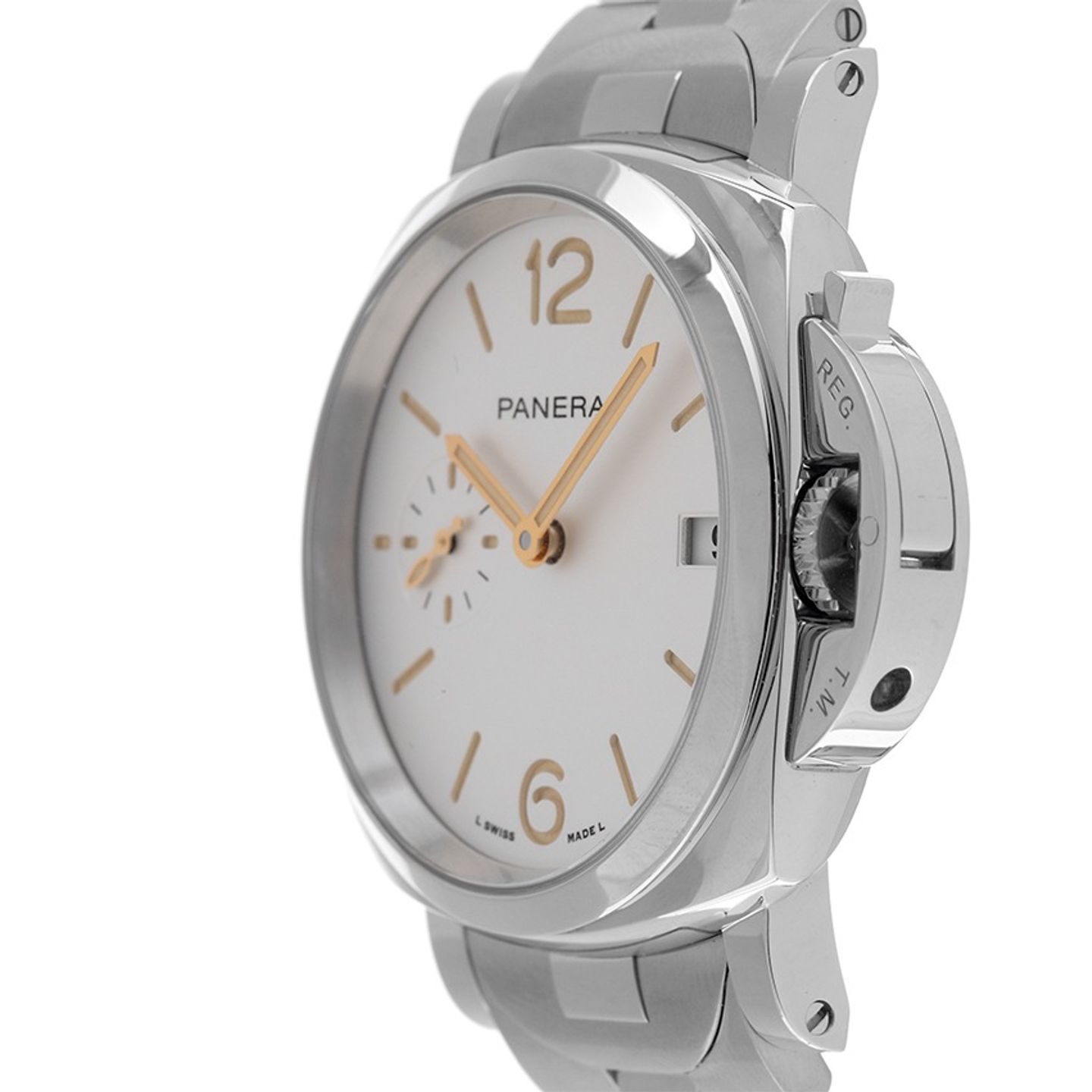 Panerai Luminor Due PAM01508 (2024) - White dial 38 mm Steel case (4/7)