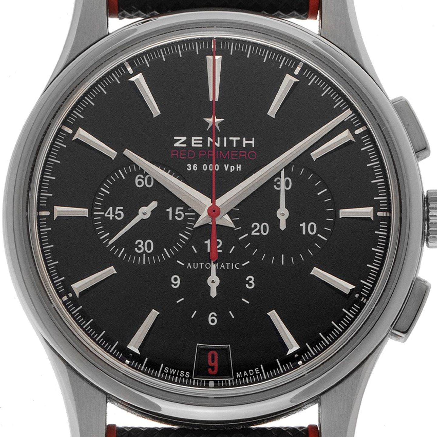 Zenith Captain Chronograph 03.2115.400/21.C703 (2018) - Black dial 42 mm Steel case (1/8)