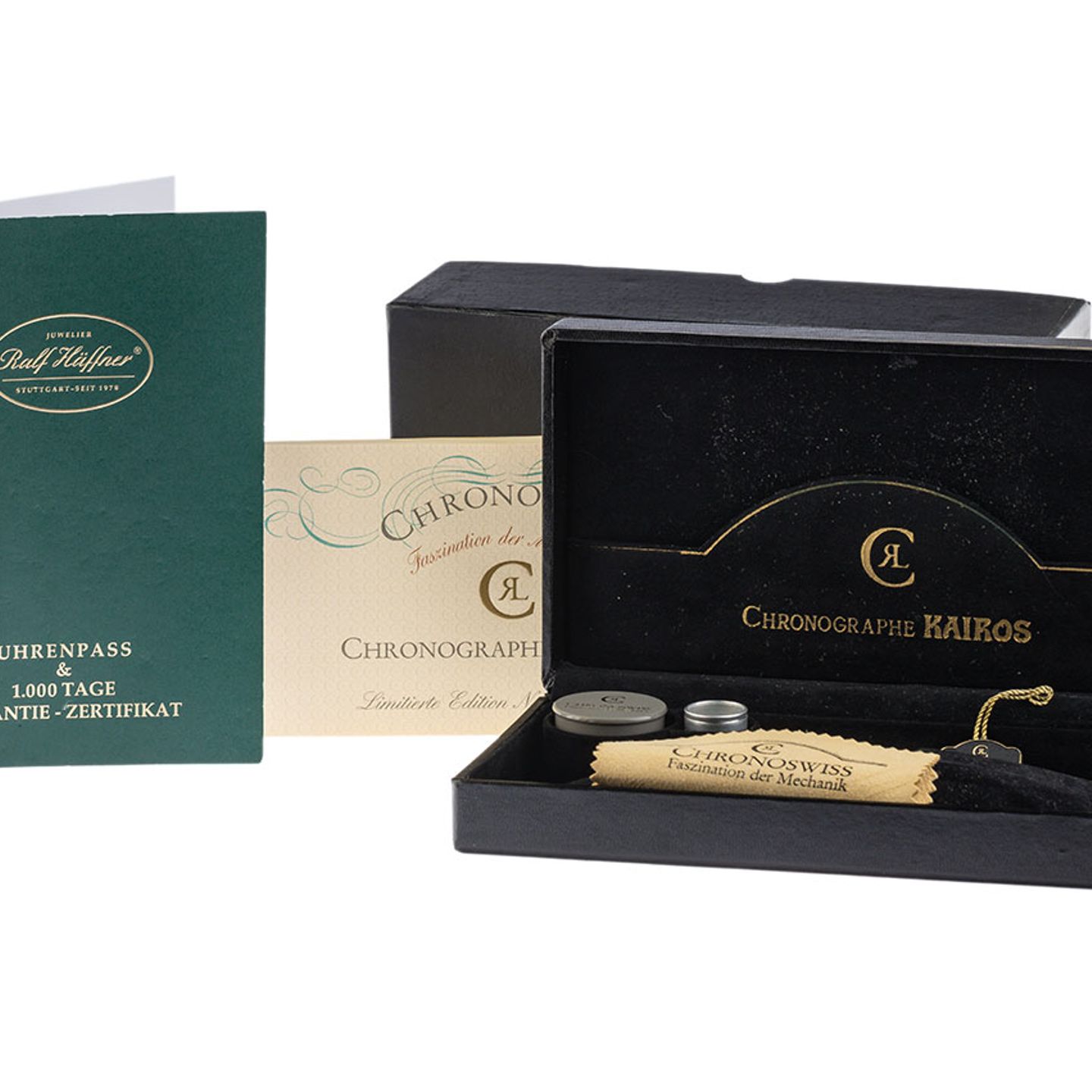 Chronoswiss Kairos CH-7221 (1990) - Silver dial 39 mm Yellow Gold case (2/7)