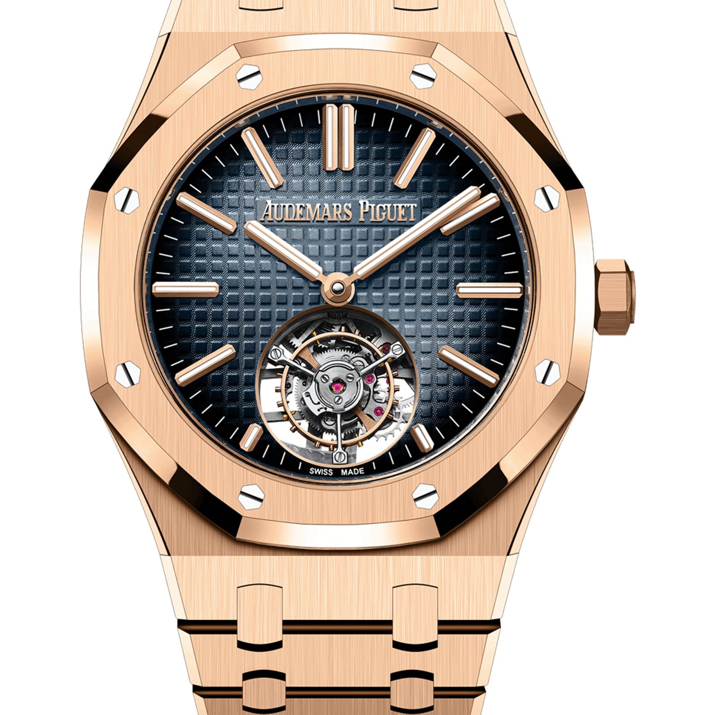Audemars Piguet Royal Oak Tourbillon 26730OR.OO.1320OR.02 (2025) - Blue dial 41 mm Rose Gold case (1/1)