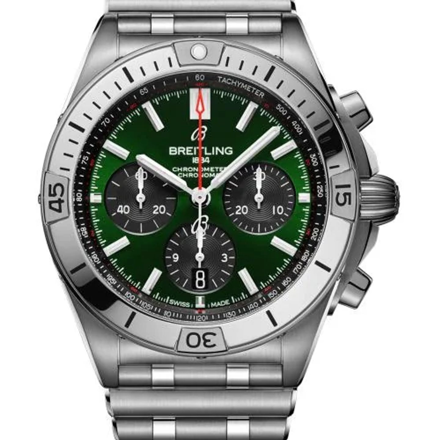 Breitling Chronomat 42 AB0134101L1A1 (2026) - Groen wijzerplaat 42mm Staal (1/1)