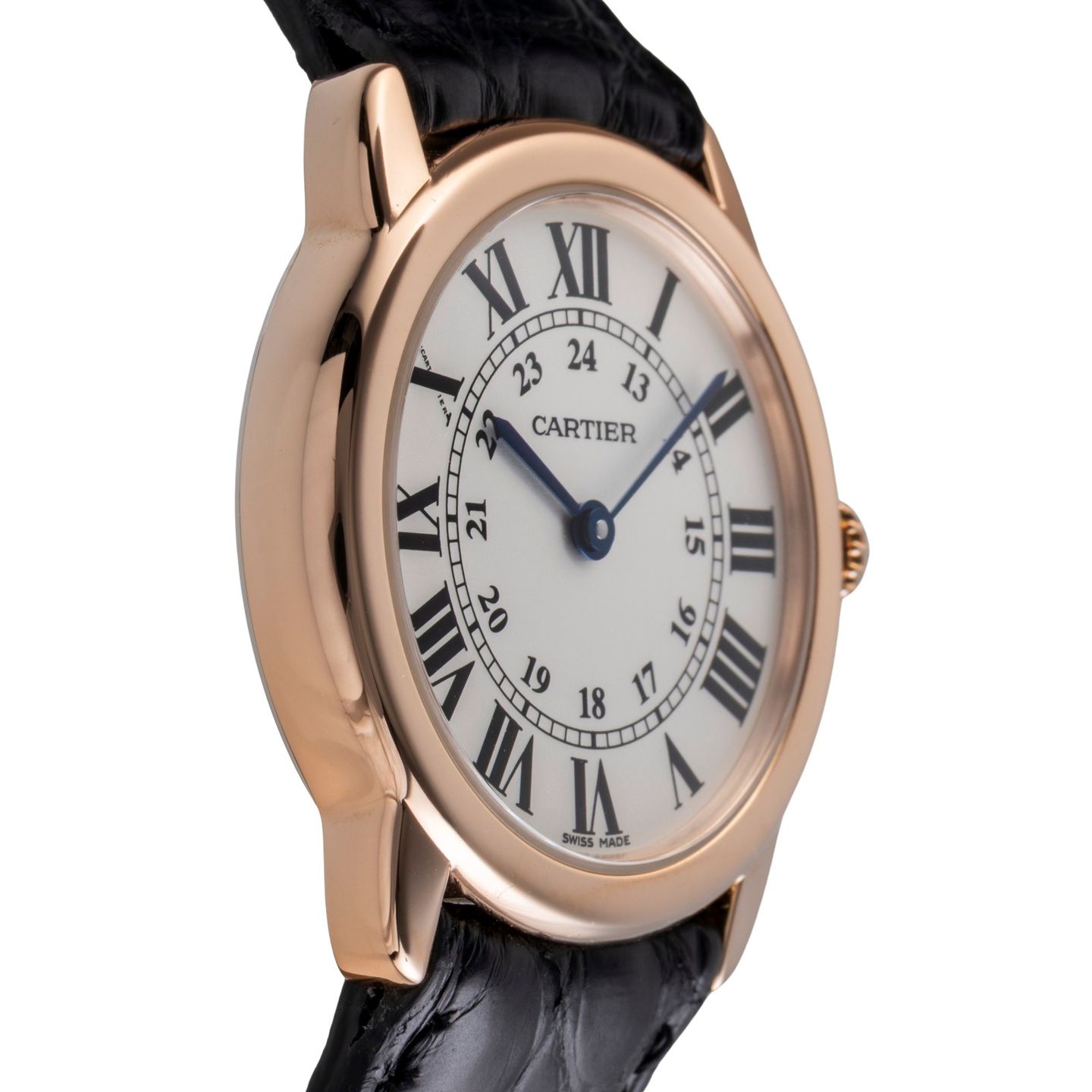 Cartier Ronde Solo de Cartier W6701007 (Unknown (random serial)) - Silver dial 30 mm Gold/Steel case (7/8)