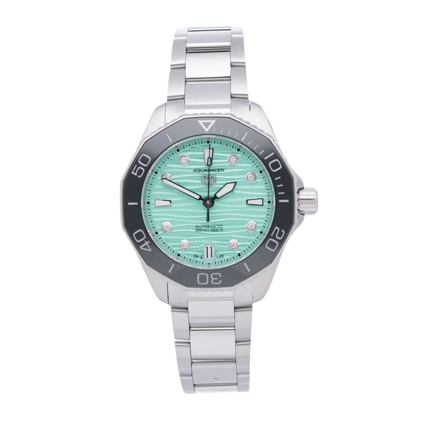 TAG Heuer Aquaracer WBP231K.BA0618 (2024) - Turquoise dial 36 mm Steel case (1/7)