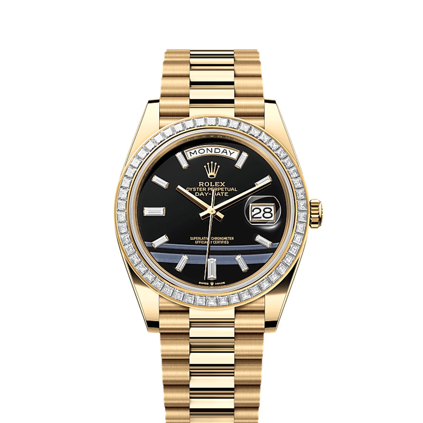 Rolex Day-Date 40 228398TBR (2025) - Black dial 40 mm Yellow Gold case (1/1)