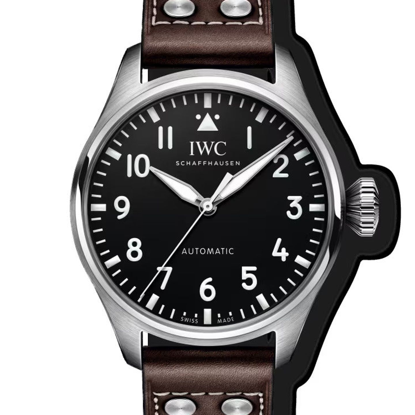 IWC Big Pilot IW329301 (2024) - Zwart wijzerplaat 43mm Staal (1/1)