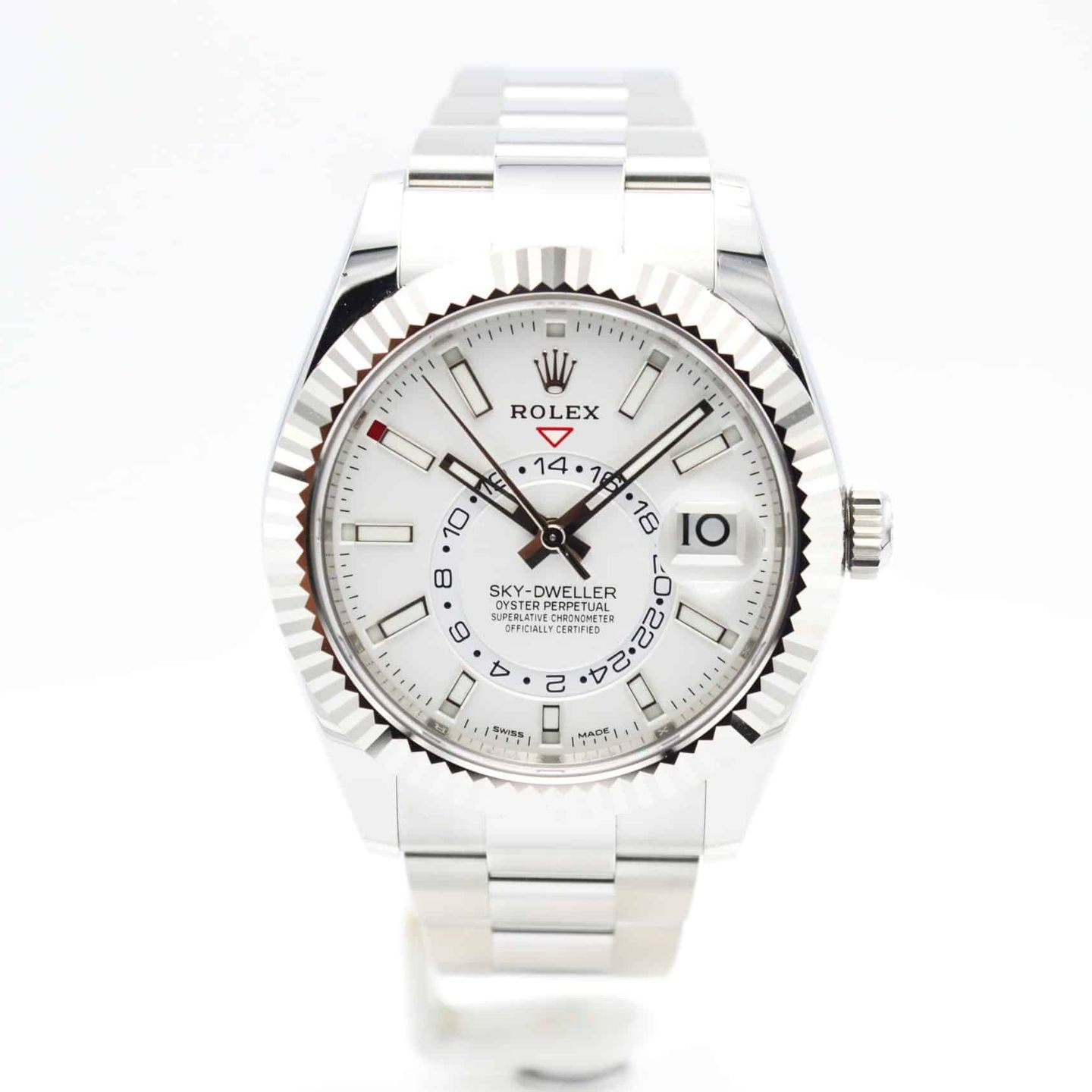 Rolex Sky-Dweller 326934 (2021) - White dial 42 mm Steel case (1/7)