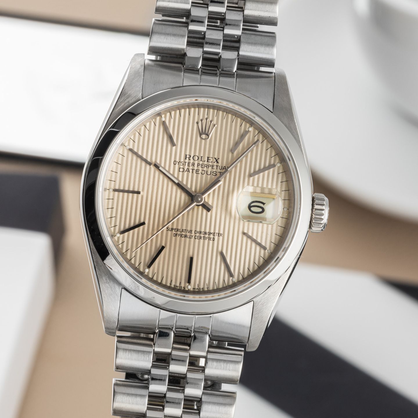 Rolex Datejust 36 16200 (1992) - 36mm Staal (3/8)