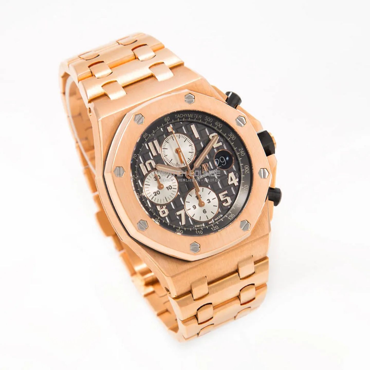 Audemars Piguet Royal Oak Offshore Chronograph 26470OR.OO.1000OR.02 (2019) - Grijs wijzerplaat 42mm Roségoud (4/8)