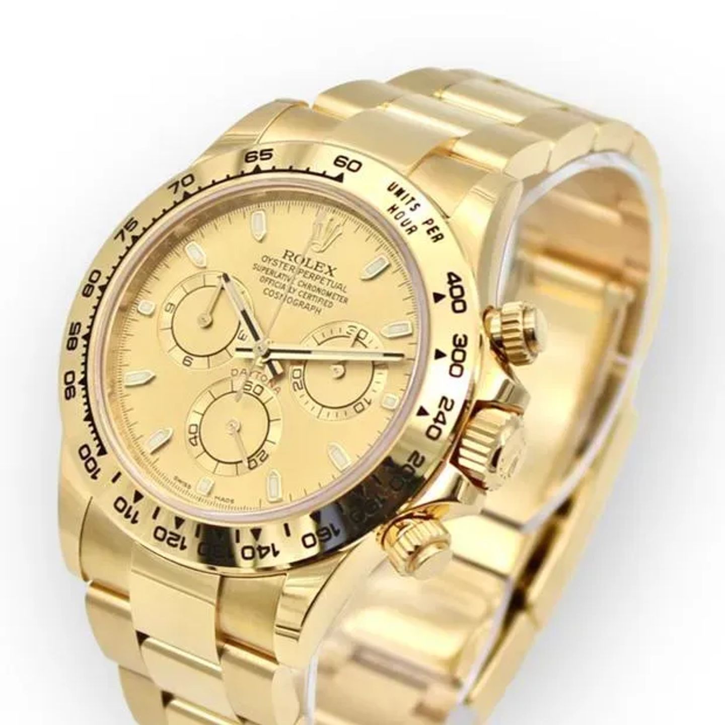 Rolex Daytona 116508 (2023) - Champagne wijzerplaat 40mm Geelgoud (1/6)