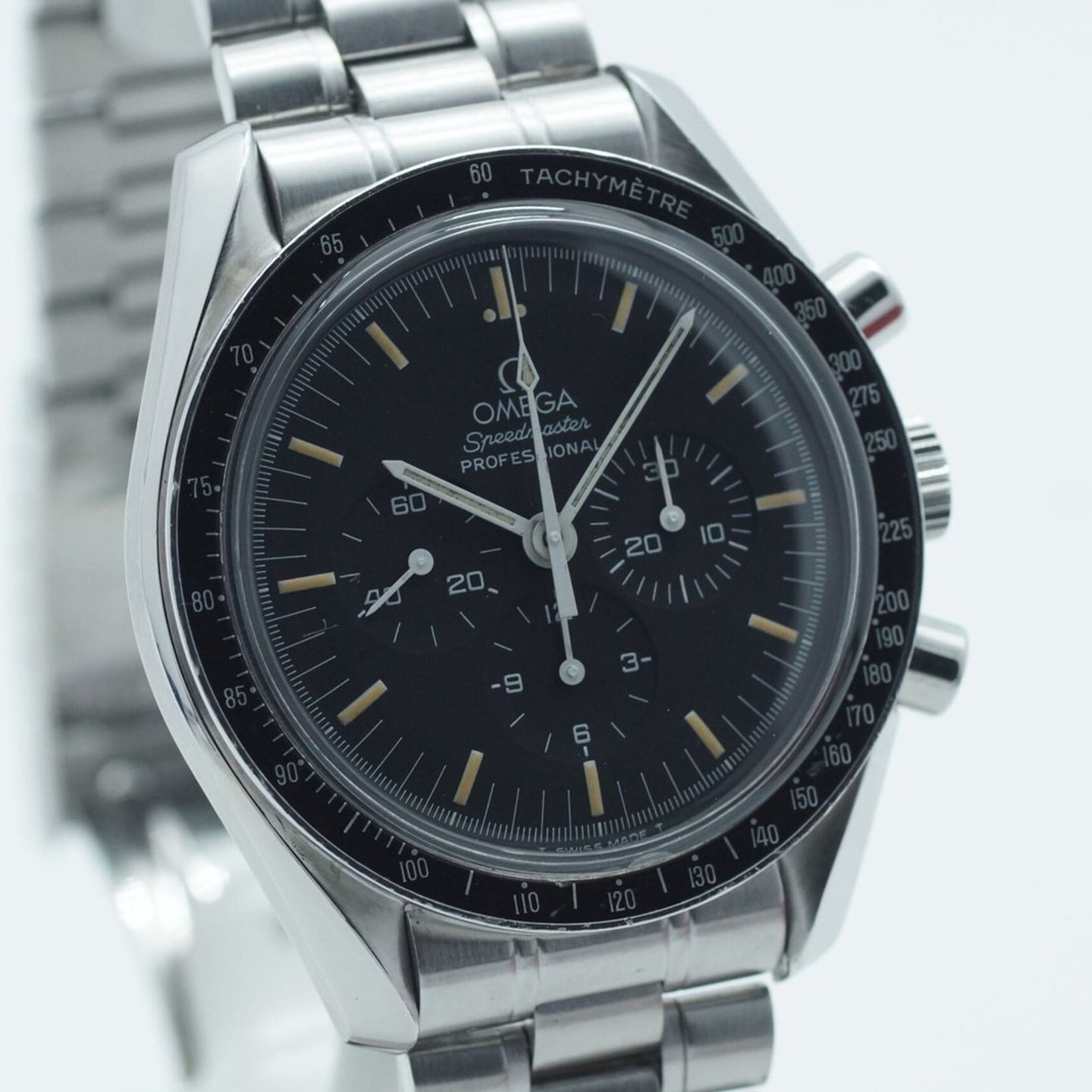 Omega Speedmaster Professional Moonwatch 3592.50.00 (1985) - Zwart wijzerplaat 42mm Staal (3/8)