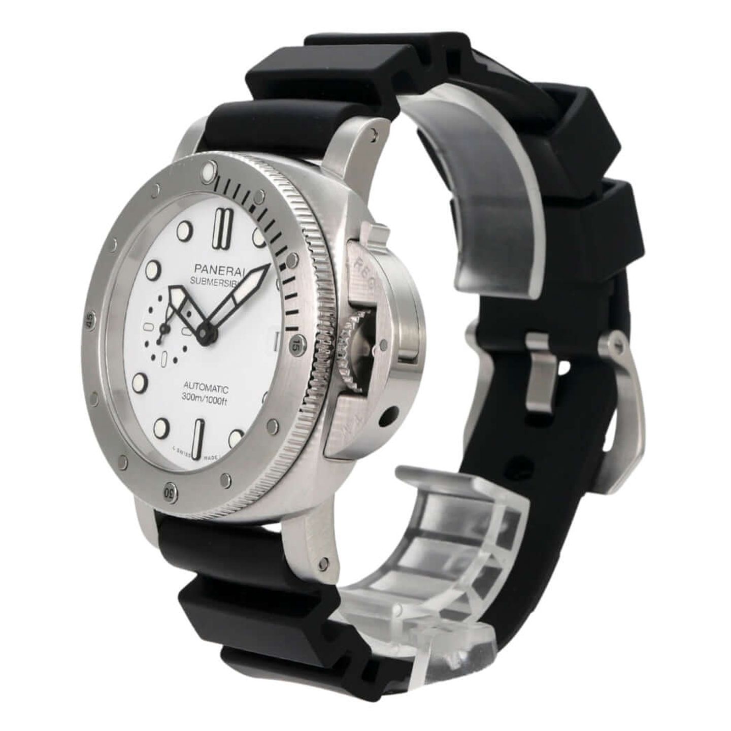 Panerai Luminor Submersible PAM02223 (2024) - White dial 42 mm Steel case (3/8)