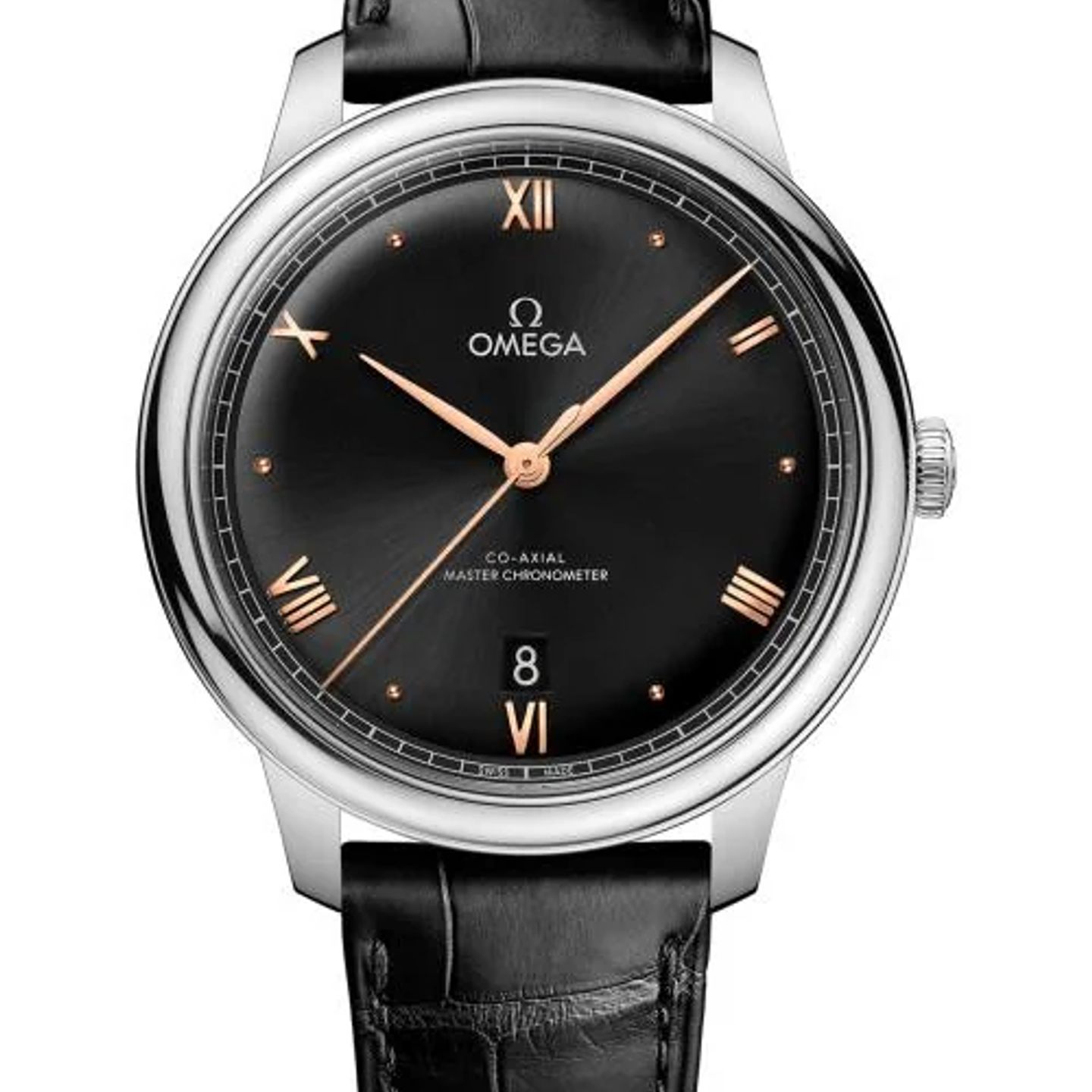 Omega De Ville 434.13.40.20.01.001 (2026) - Zwart wijzerplaat 40mm Staal (1/1)