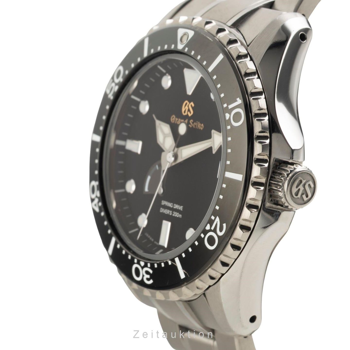 Grand Seiko Sport Collection SBGA463 (Unknown (random serial)) - Black dial Titanium case (5/8)