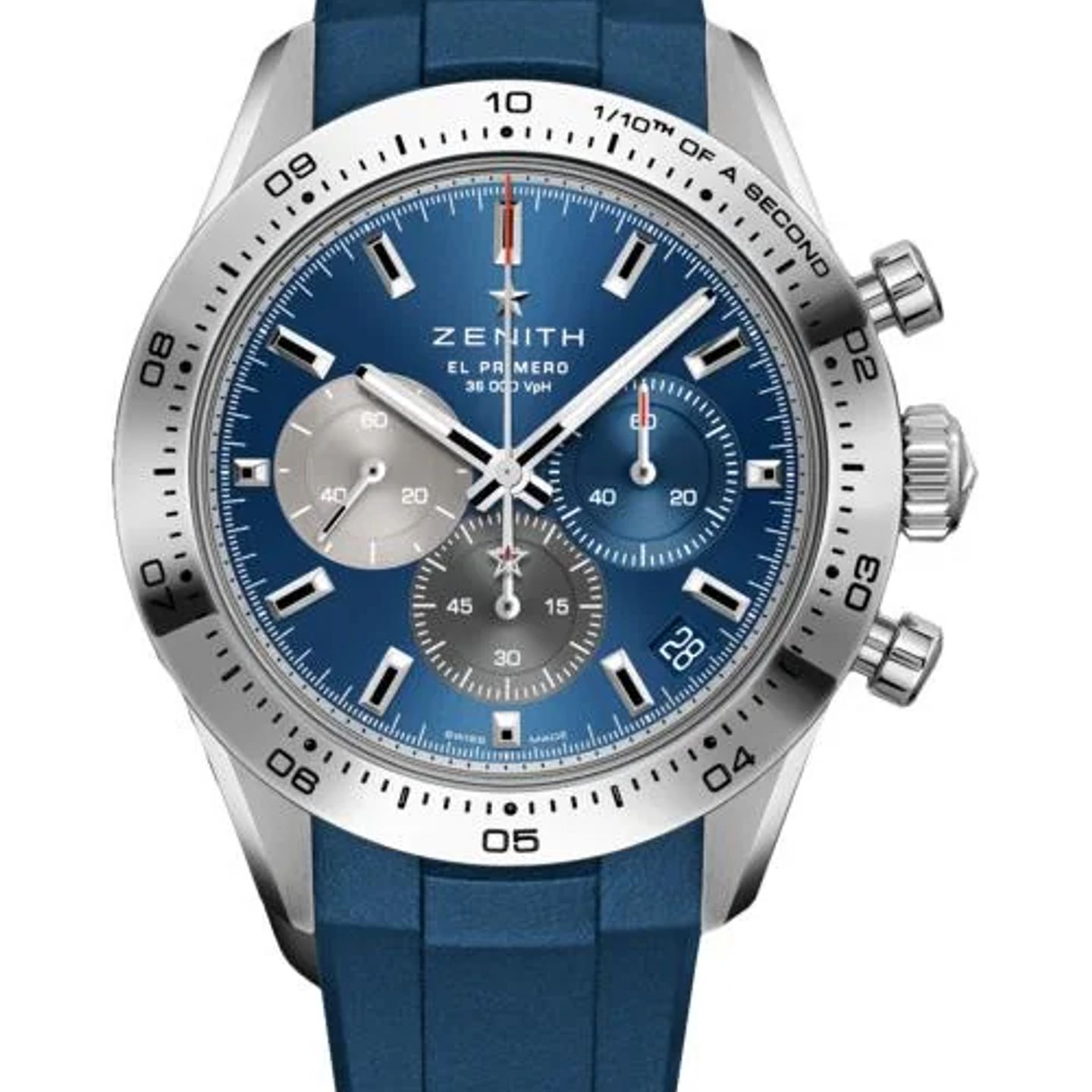Zenith Chronomaster Sport 03.3114.3600/51.R950 (2026) - Blauw wijzerplaat 41mm Staal (1/1)