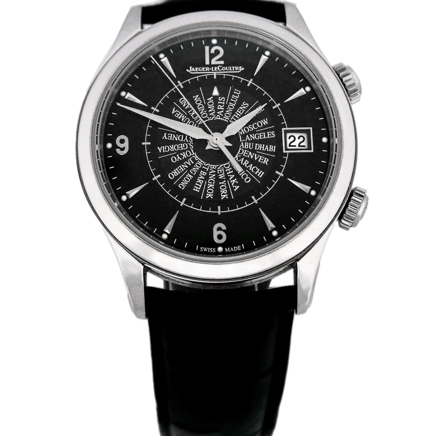 Jaeger-LeCoultre Master Memovox Q1418471 (2010) - Zwart wijzerplaat 40mm Staal (1/5)