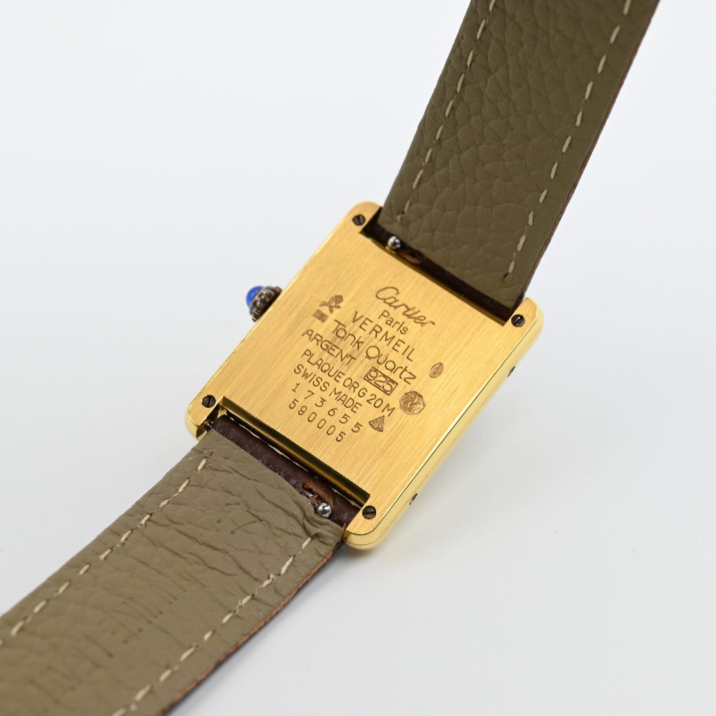 Cartier Tank Vermeil 590005 - (7/8)