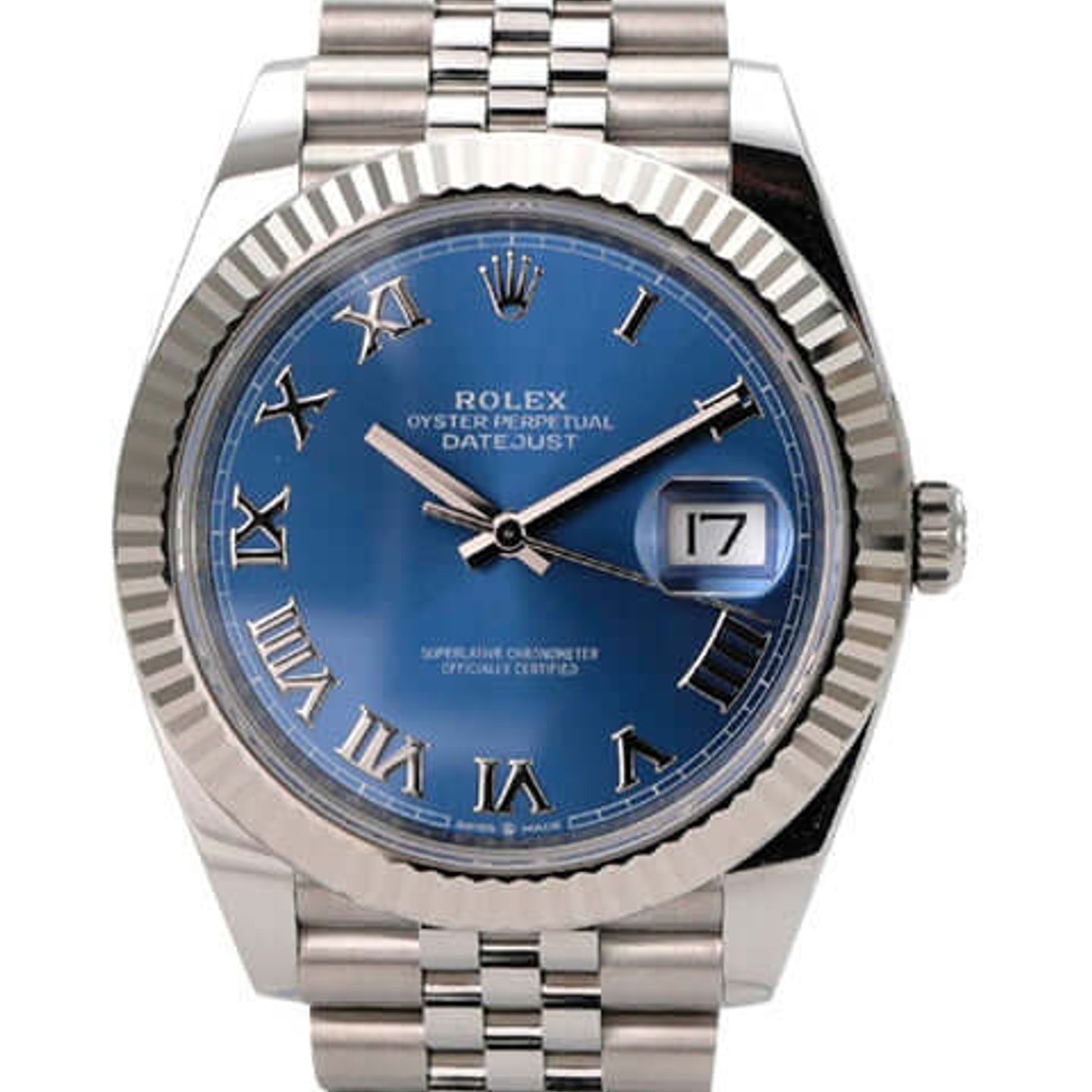 Rolex Datejust 41 126334 (2023) - Blauw wijzerplaat 41mm Staal (1/8)