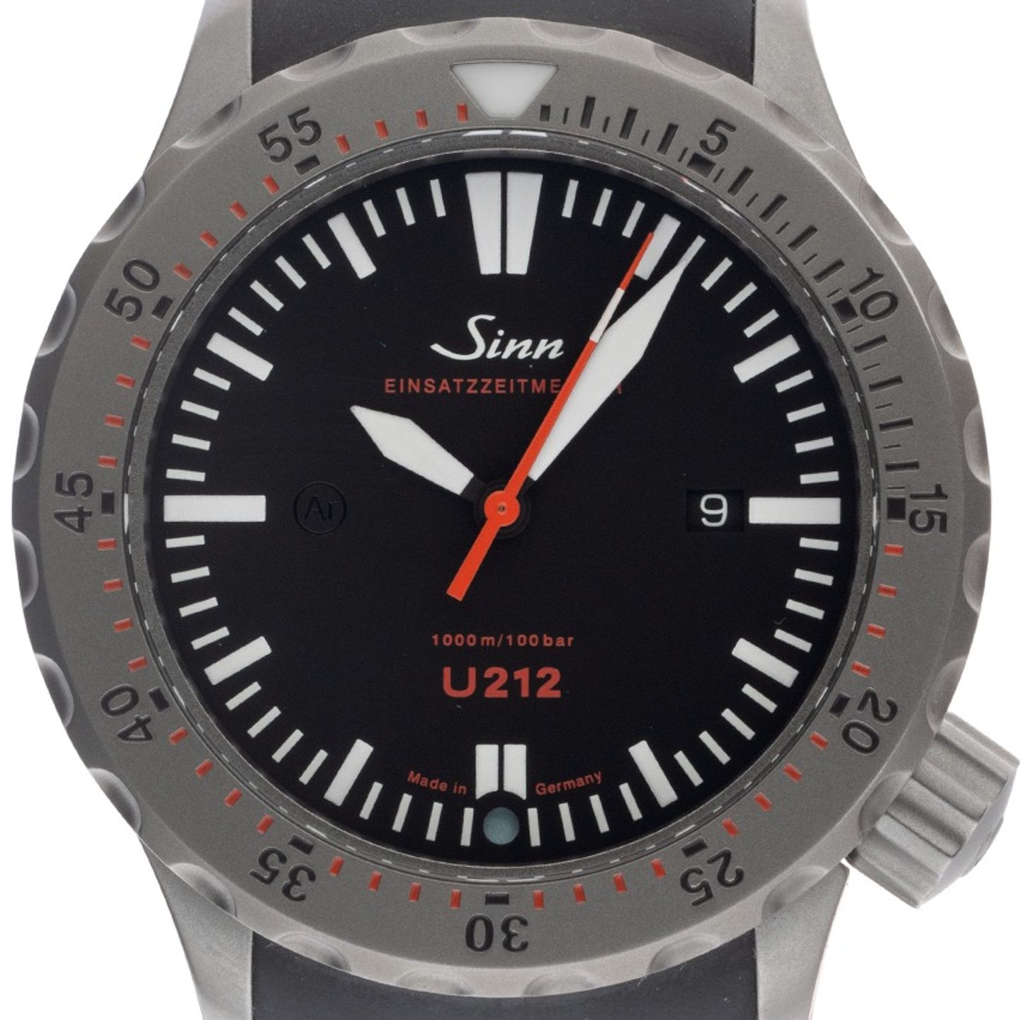 Sinn U212 212.040 (2021) - Zwart wijzerplaat 47mm Staal (1/7)