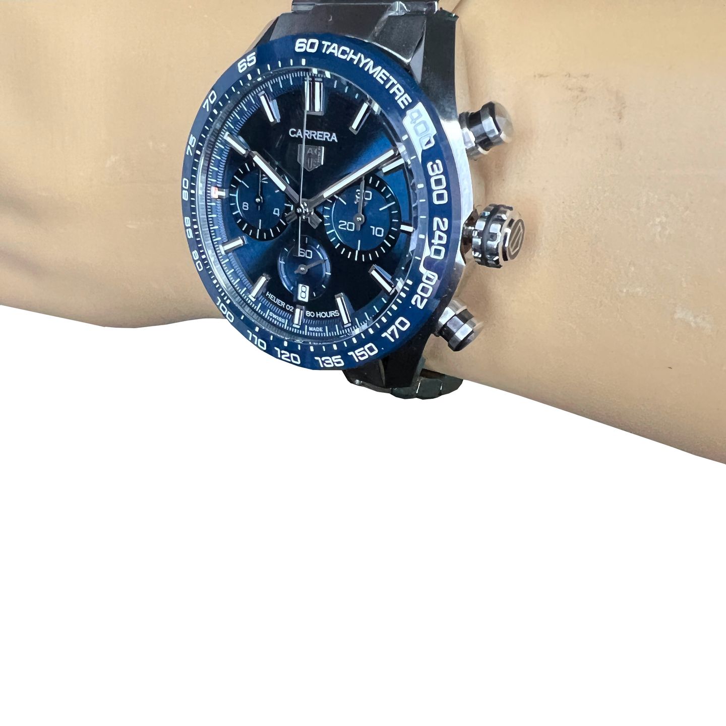 TAG Heuer Carrera CBN2A1A.BA0643 (2024) - Blue dial 44 mm Steel case (4/8)