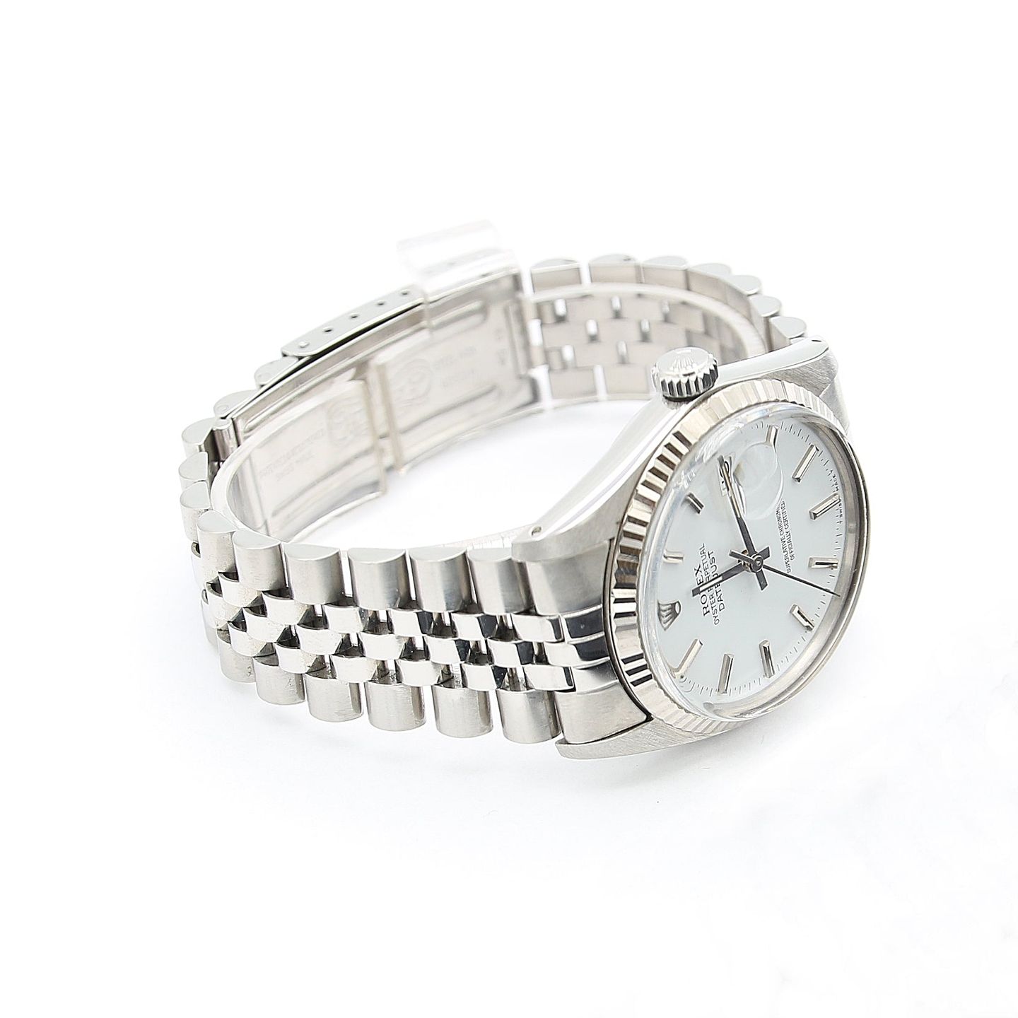 Rolex Datejust 36 16014 (Onbekend (willekeurig serienummer)) - Wit wijzerplaat 36mm Staal (6/7)