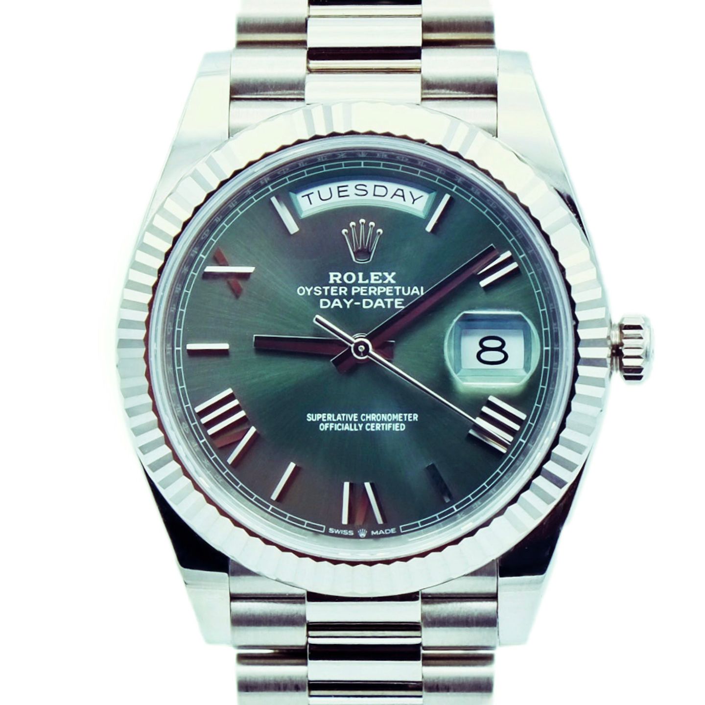 Rolex Day-Date 40 228239 (2025) - Green dial 40 mm White Gold case (1/1)