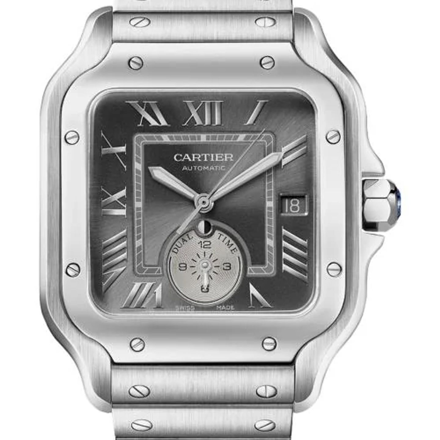 Cartier Santos WSSA0076 (2026) - Grey dial 40 mm Steel case (1/1)