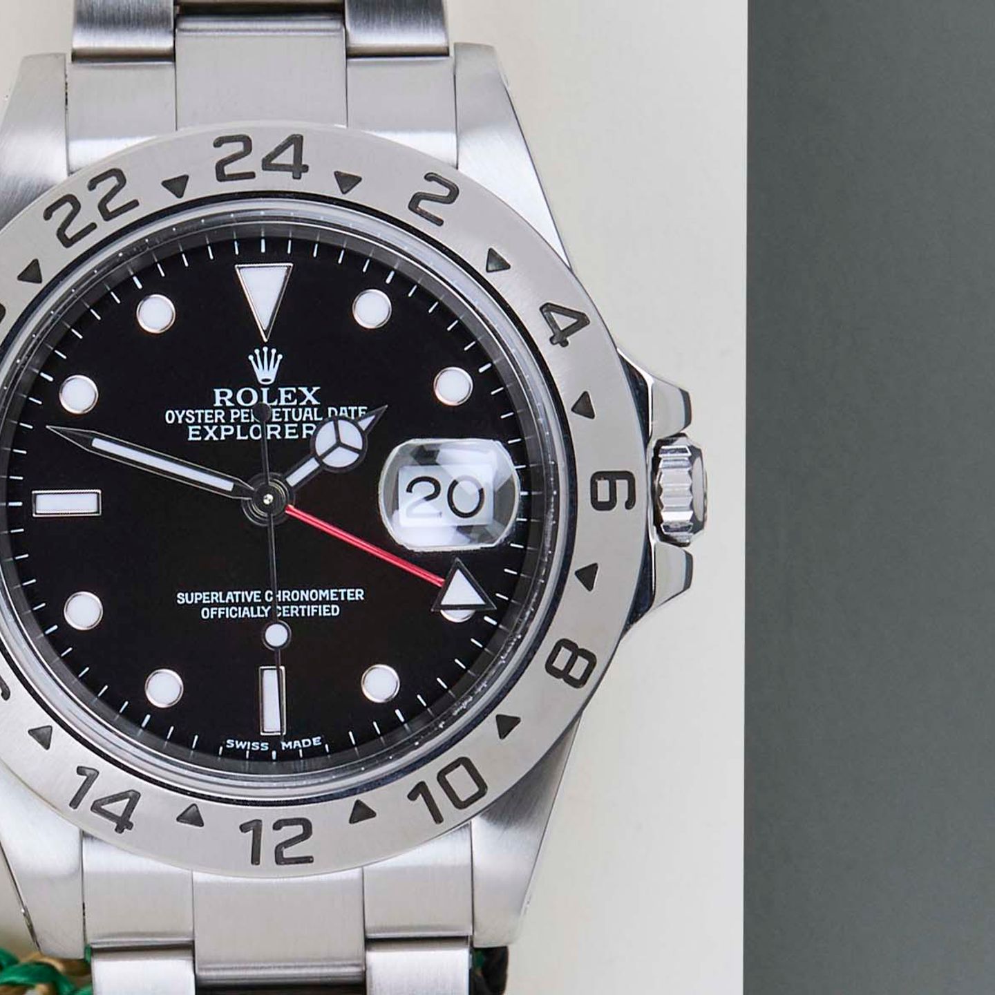 Rolex Explorer II 16570 (2002) - 40mm Staal (5/8)