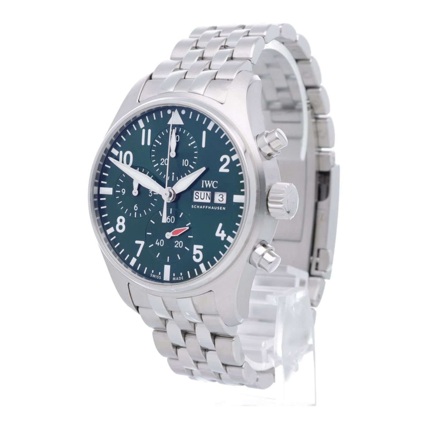 IWC Pilot Chronograph IW388104 (2024) - Blue dial 41 mm Steel case (2/7)