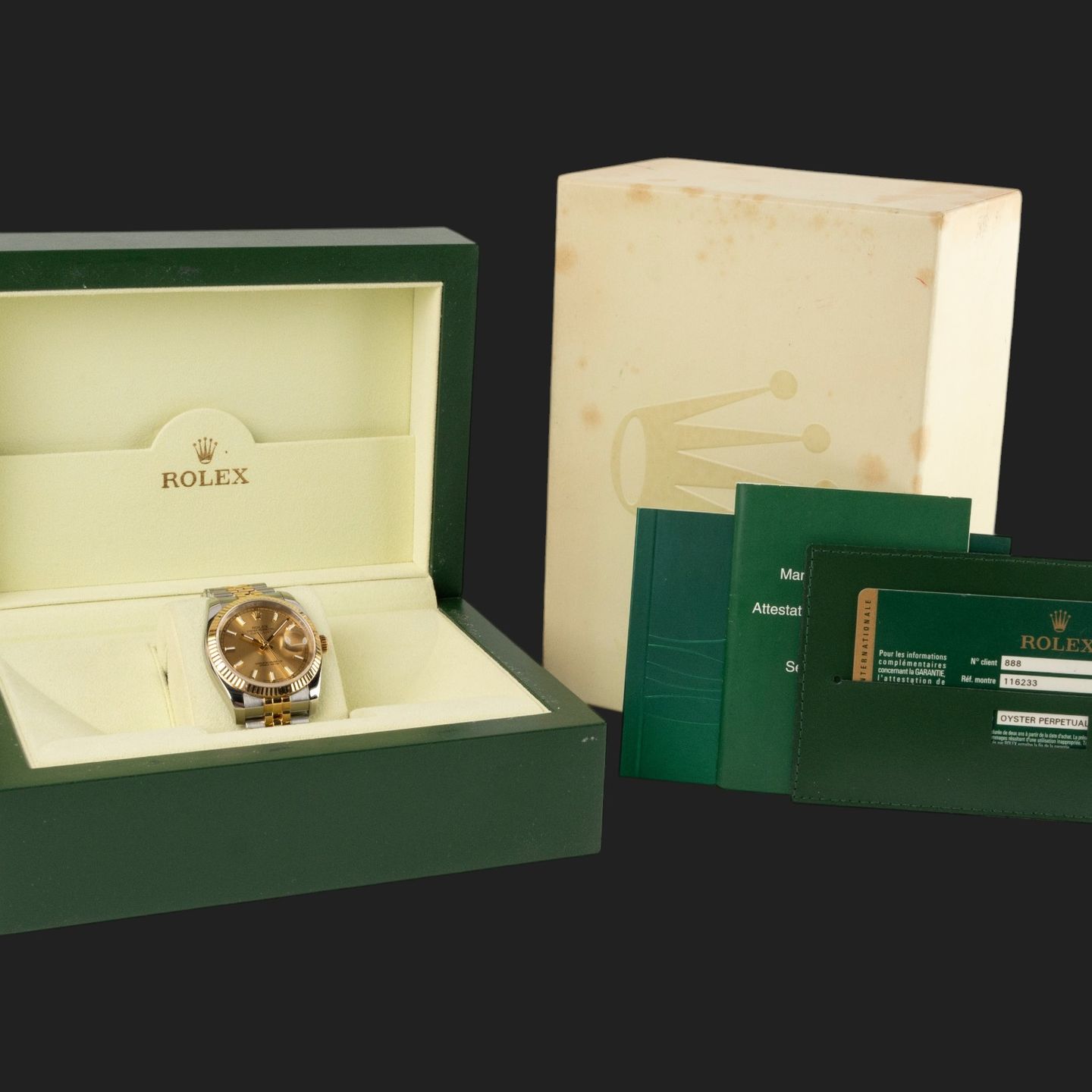 Rolex Datejust 36 116233 (2014) - 36 mm Gold/Steel case (8/8)