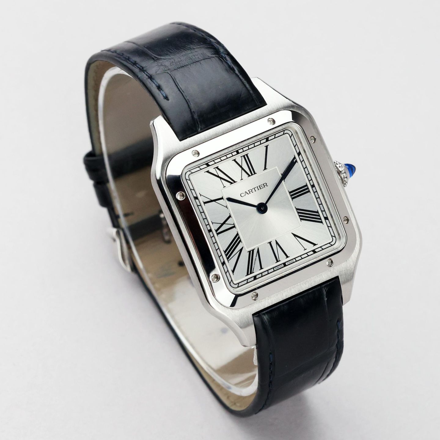 Cartier Santos Dumont WSSA0032 (2022) - 47mm Staal (2/8)