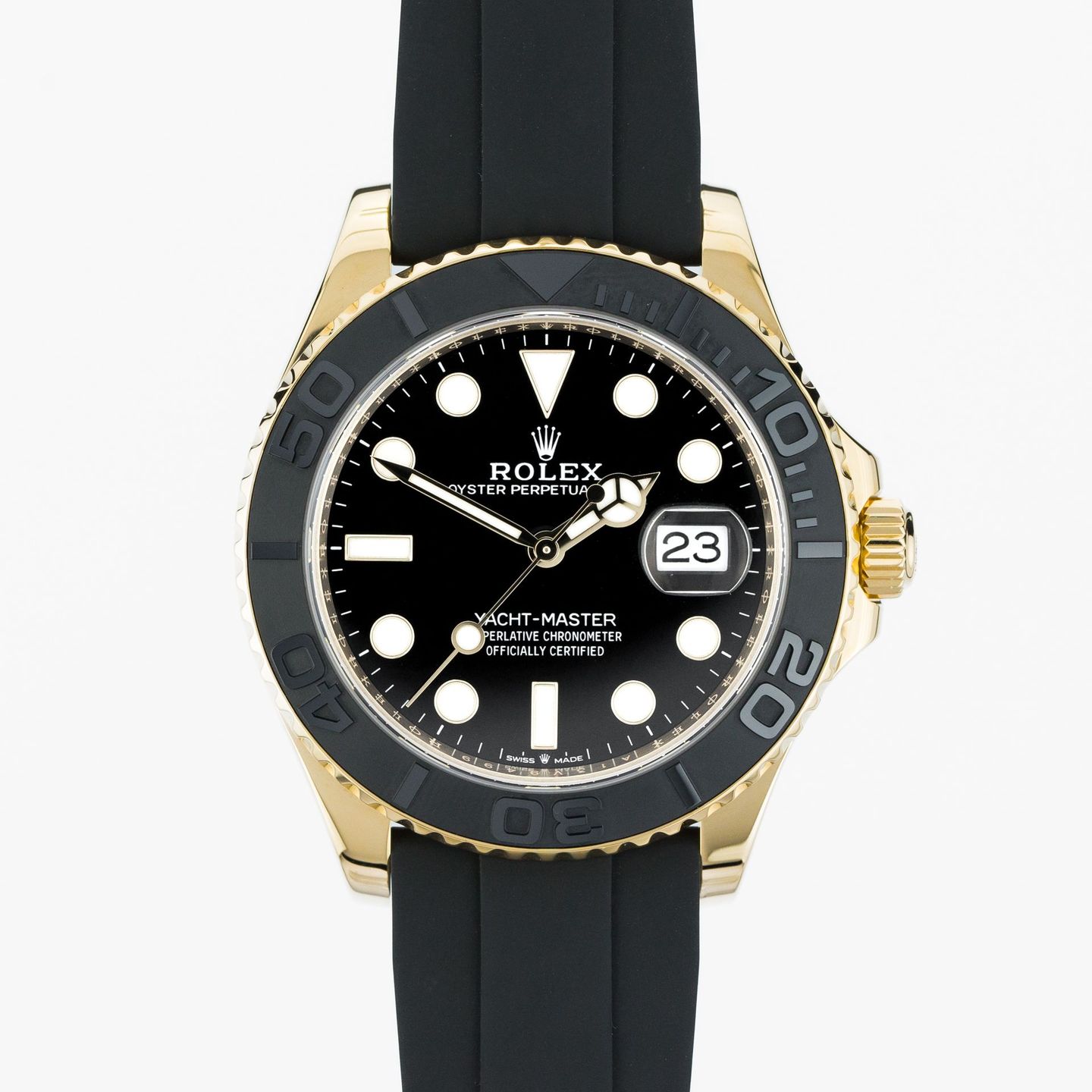 Rolex Yacht-Master 42 226658 (2024) - Black dial 42 mm Yellow Gold case (1/5)