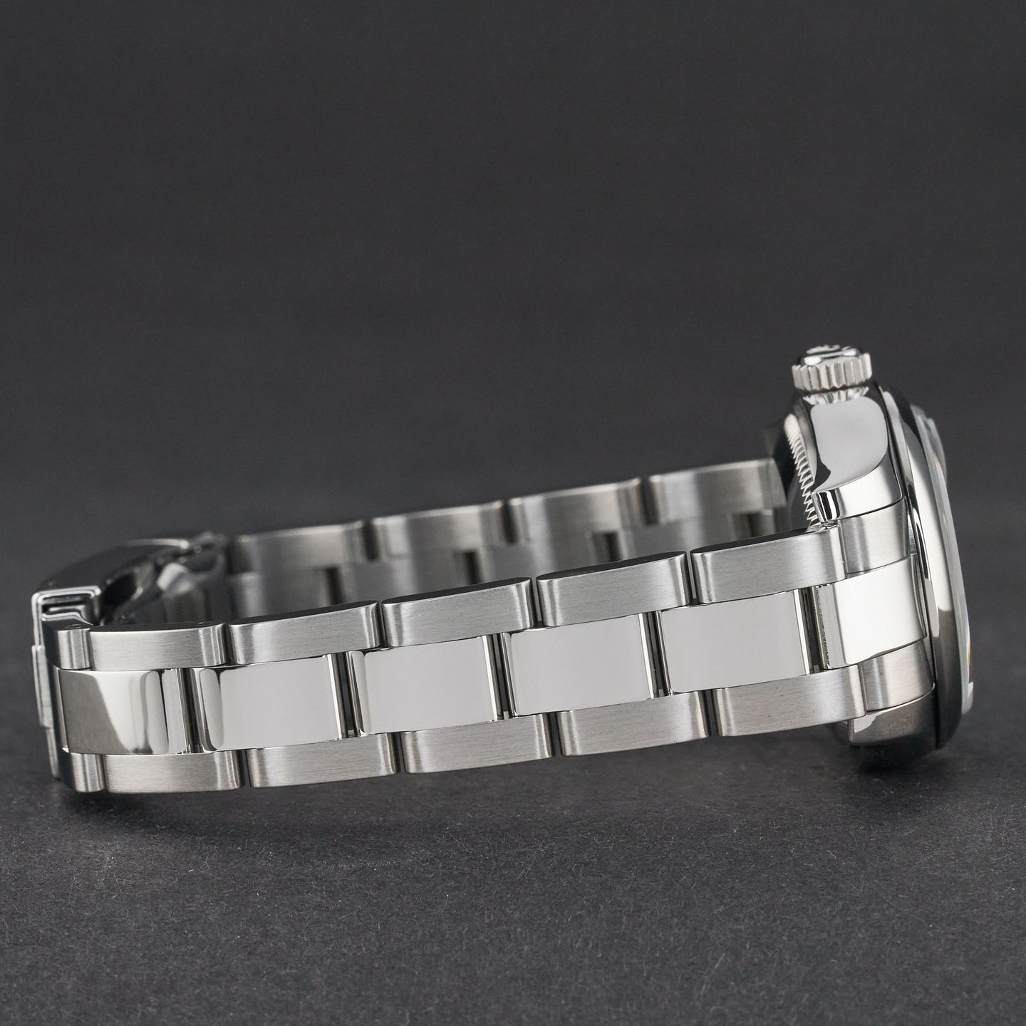 Rolex Lady-Datejust 179160 (2010) - Zwart wijzerplaat 26mm Staal (6/8)