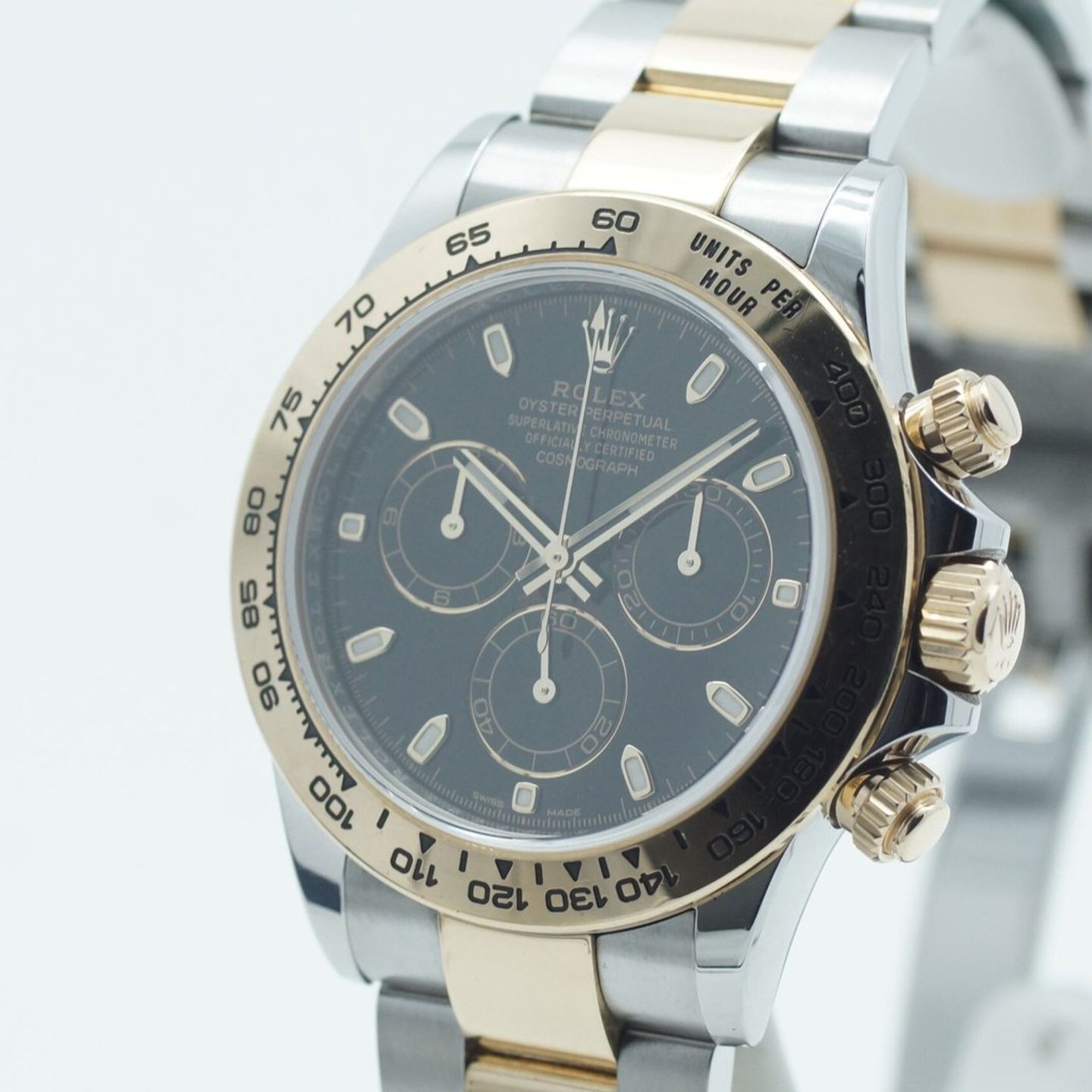 Rolex Daytona 116503 (2018) - Black dial 40 mm Gold/Steel case (4/8)