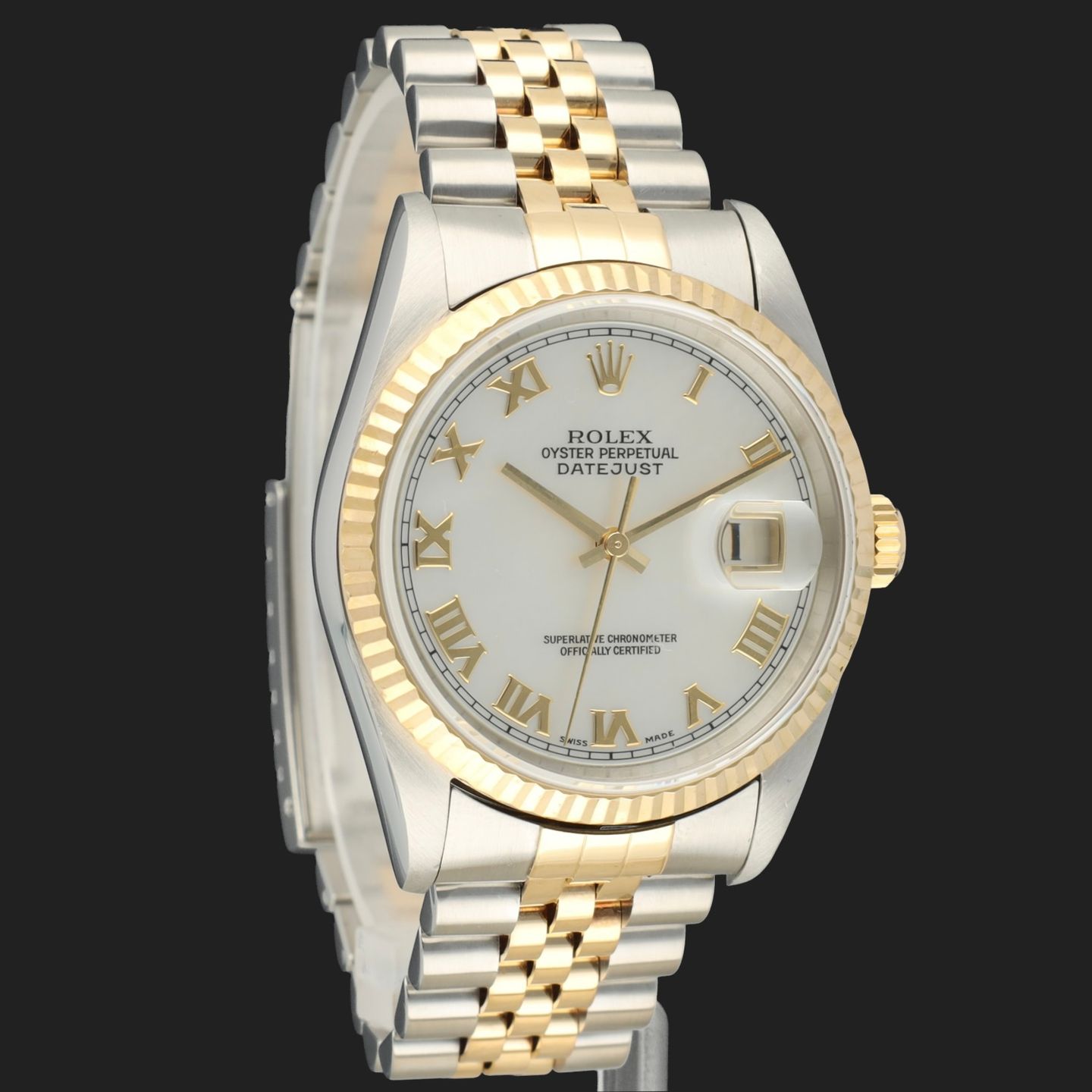 Rolex Datejust 36 16233 (2001) - 36 mm Gold/Steel case (4/8)