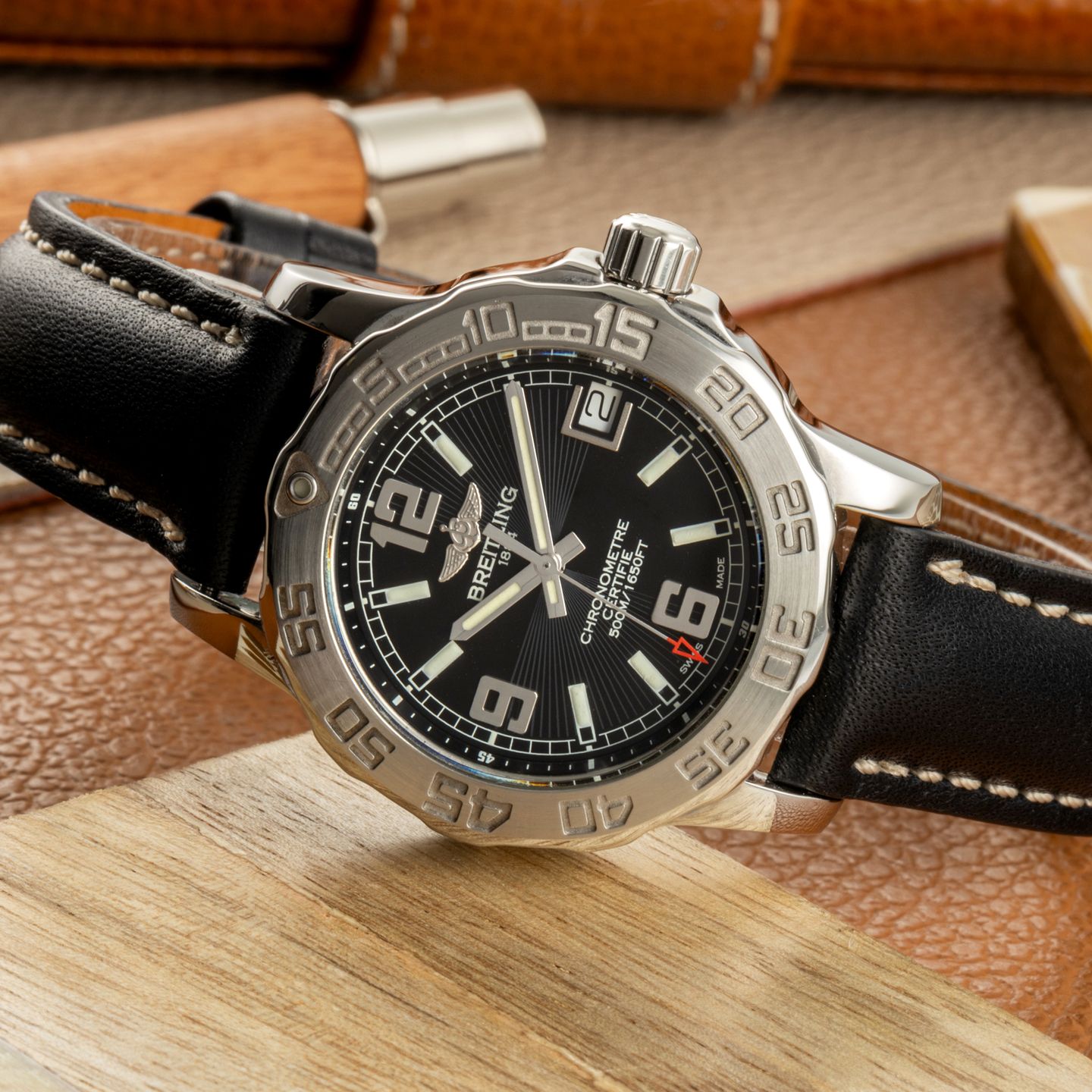 Breitling Colt A77387 (2011) - 33mm Staal (2/8)