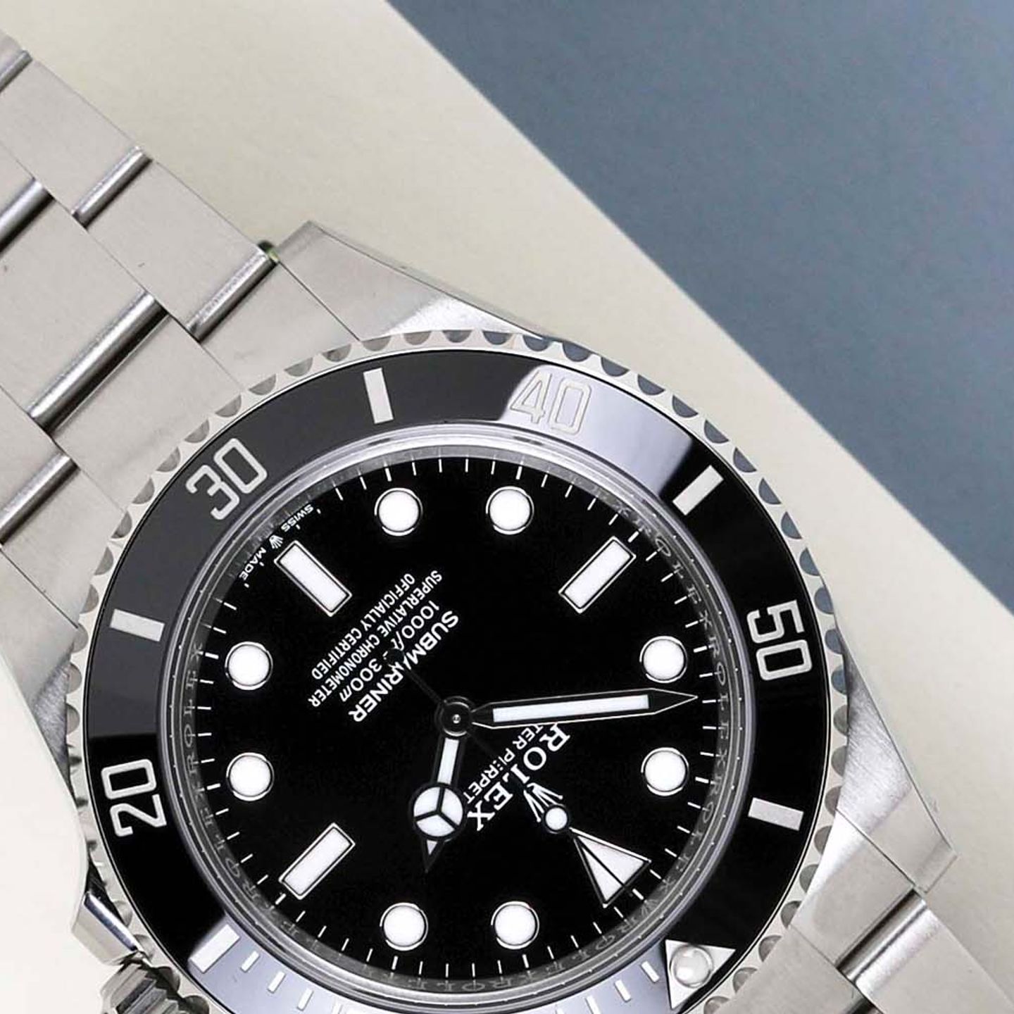 Rolex Submariner No Date 124060 (2024) - Zwart wijzerplaat 41mm Staal (4/8)