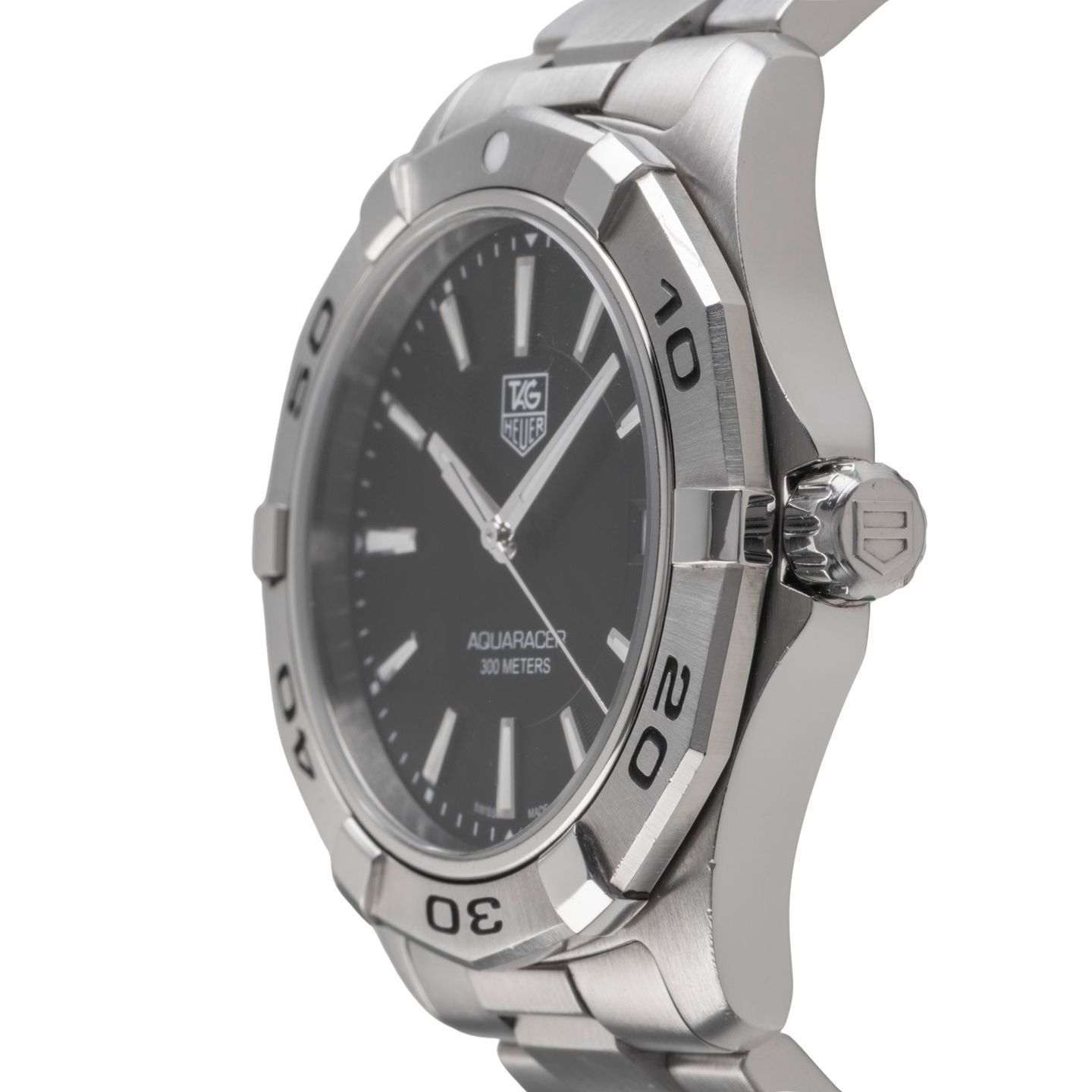 TAG Heuer Aquaracer 300M WAP1110 (2015) - Black dial 39 mm Steel case (6/8)