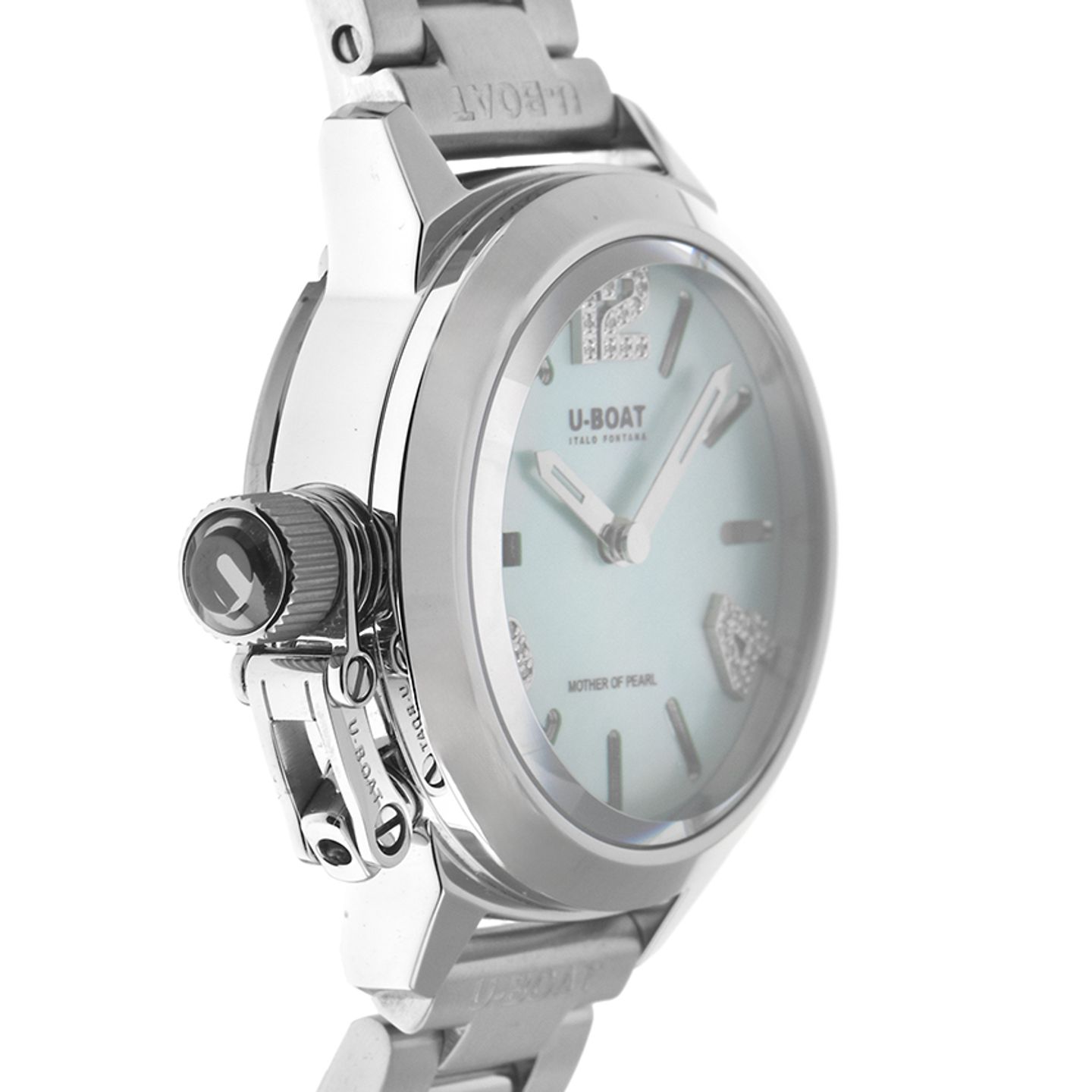U-Boat Classico 8900 (Unknown (random serial)) - Pearl dial 31 mm Steel case (4/6)