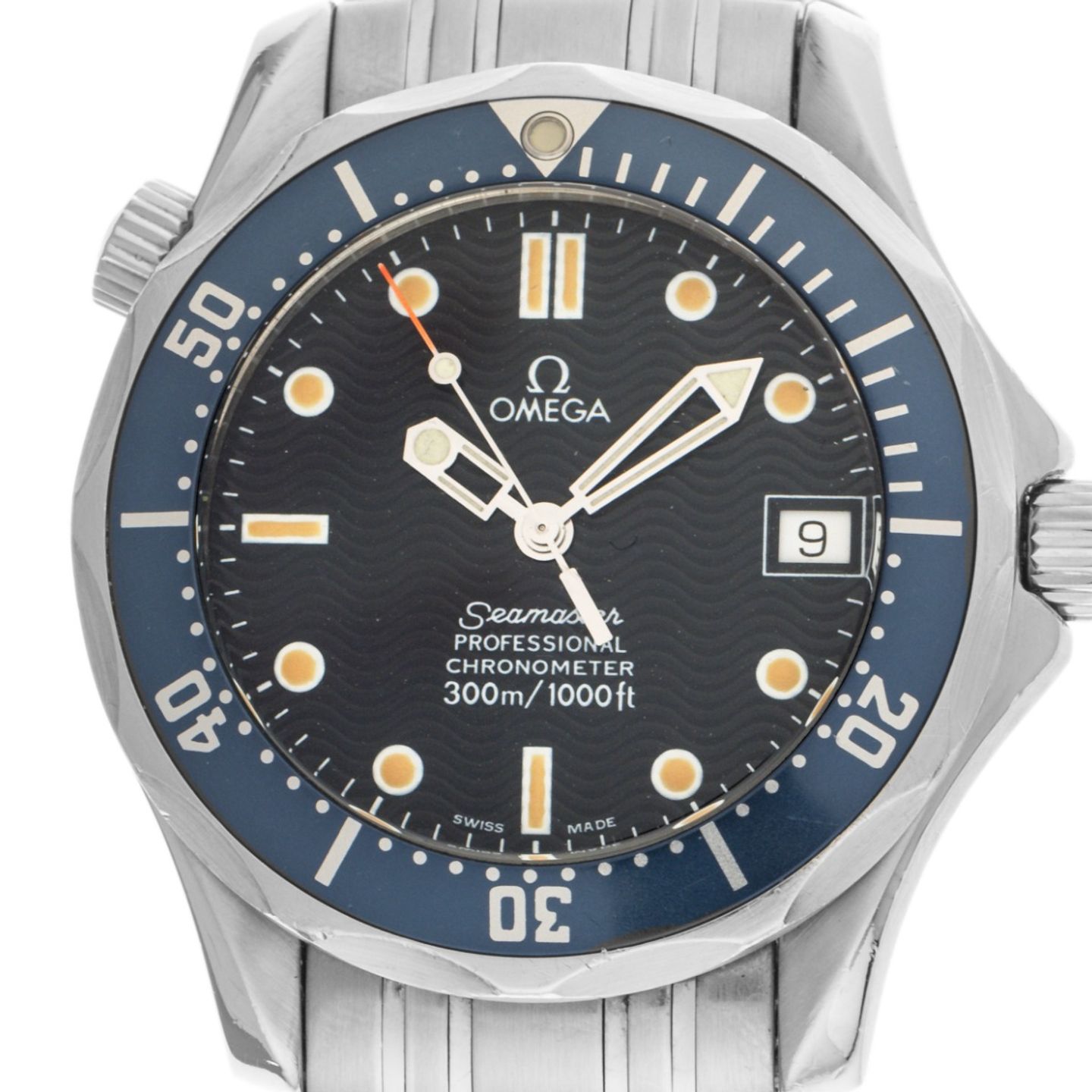 Omega Seamaster Diver 300 M 2551.80.00 (1995) - Blue dial 36 mm Steel case (1/7)