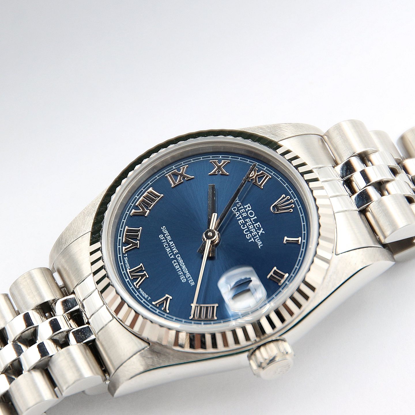 Rolex Datejust 31 68274 (Onbekend (willekeurig serienummer)) - Blauw wijzerplaat 31mm Staal (2/8)