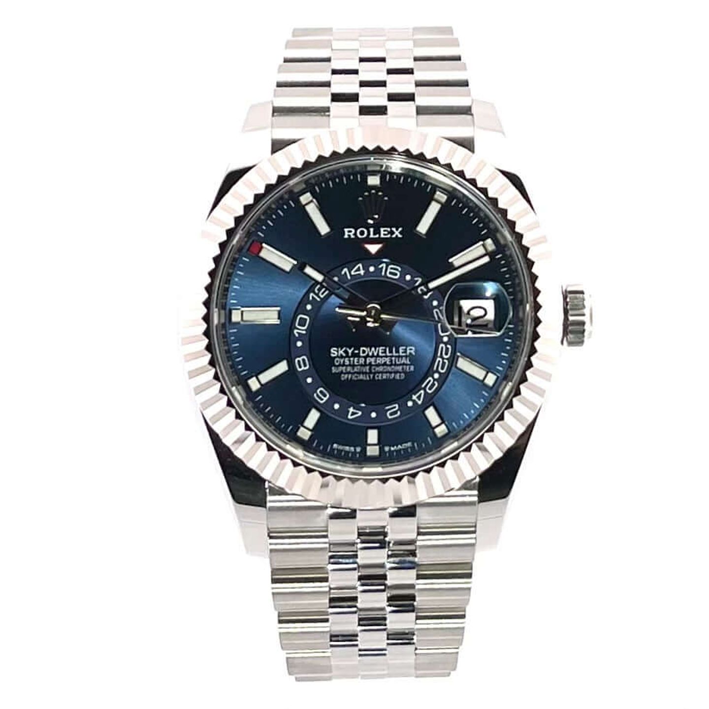 Rolex Sky-Dweller 336934 (2025) - Blauw wijzerplaat 42mm Goud/Staal (2/8)