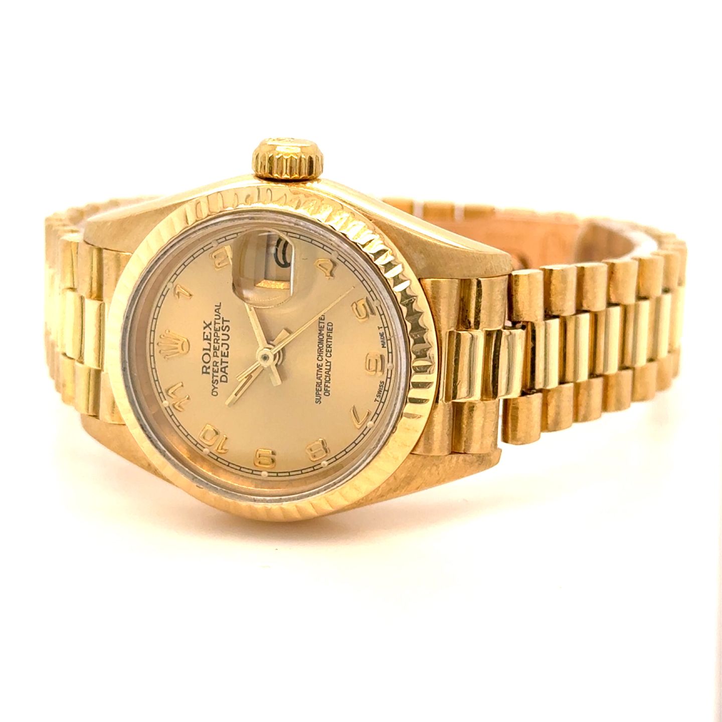 Rolex Lady-Datejust 69178 (1984) - 26 mm Yellow Gold case (5/8)