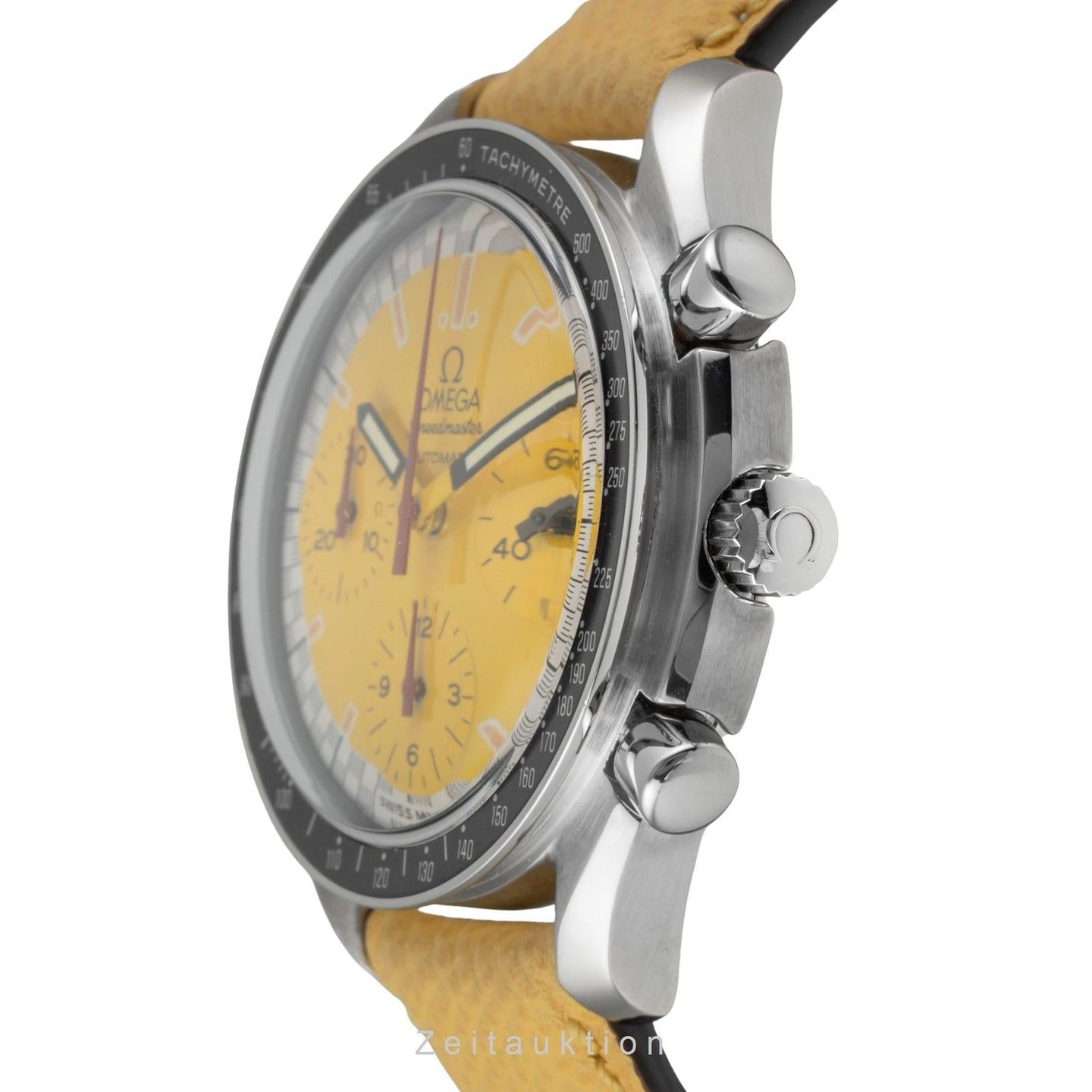 Omega Speedmaster 3510.12 (1995) - Geel wijzerplaat 39mm Staal (5/8)