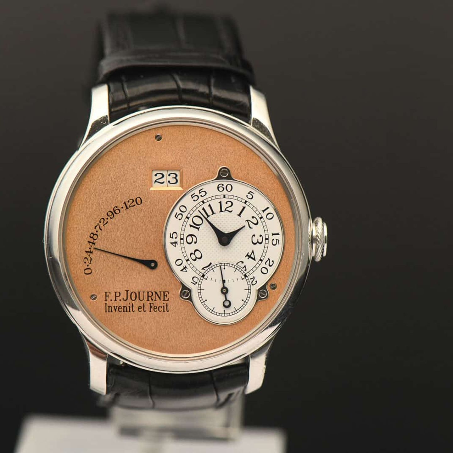 F.P. Journe Octa Unknown (2002) - Pink dial Unknown Platinum case (4/8)