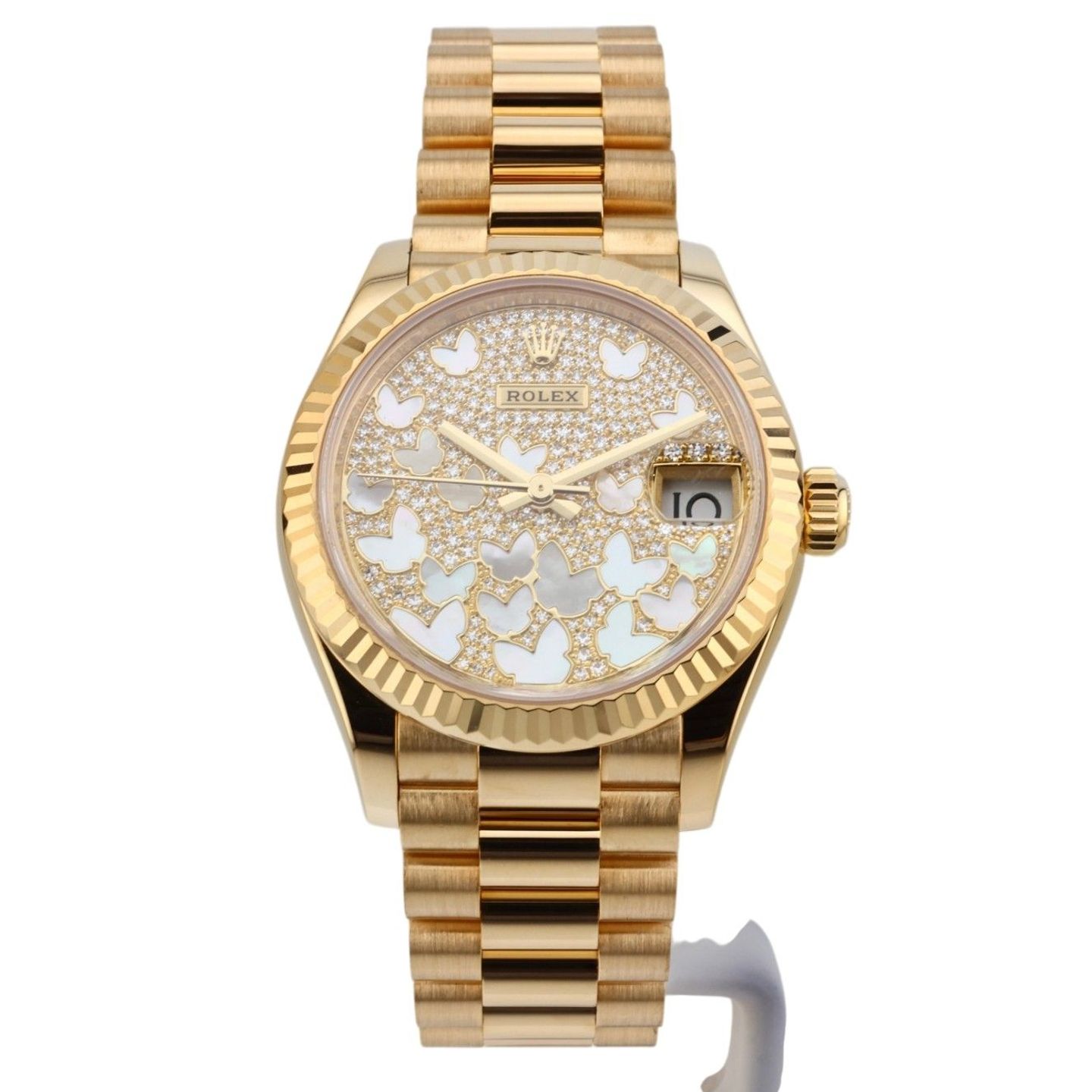 Rolex Datejust 31 278278 (2022) - Pearl dial 31 mm Yellow Gold case (1/8)