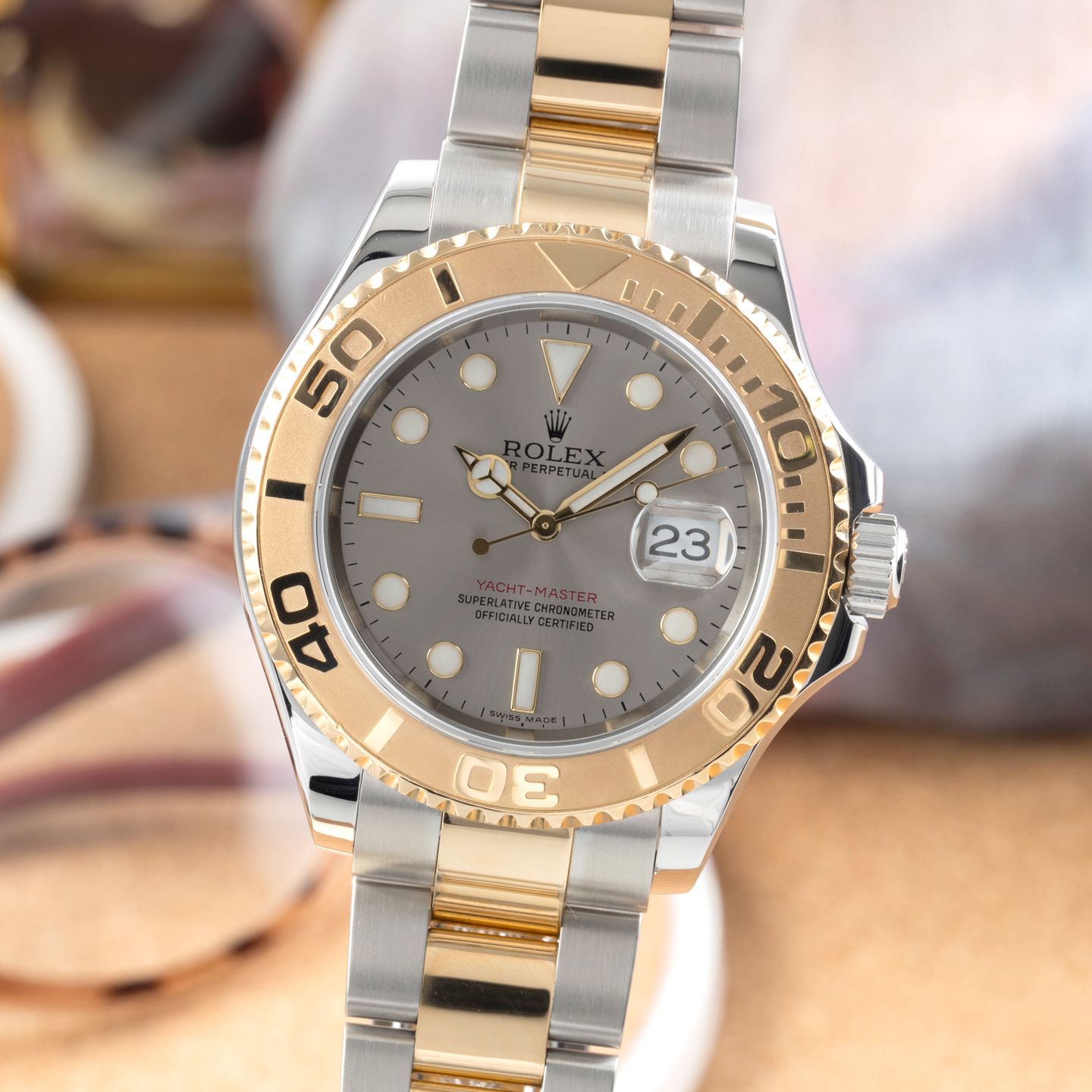 Rolex Yacht-Master 40 16623 (Unknown (random serial)) - 40 mm Gold/Steel case (3/8)