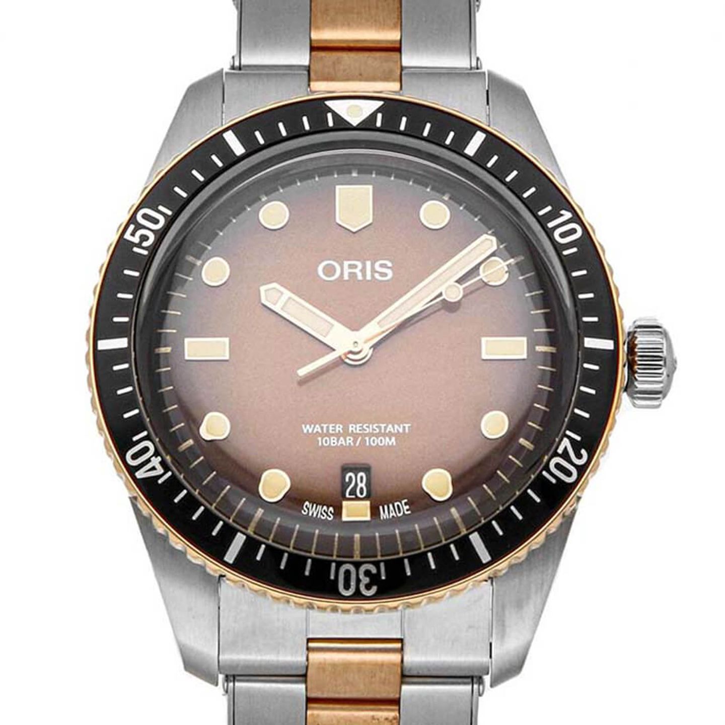 Oris Divers Sixty Five 01 733 7707 4356-07 8 20 17 (2023) - Brown dial 40 mm Bronze case (2/2)