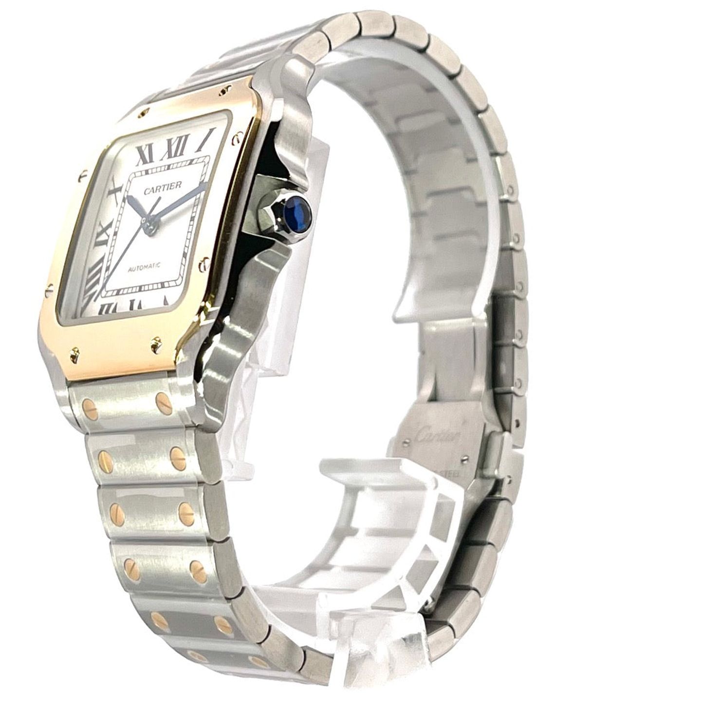 Cartier Santos W2SA0016 (2024) - Zilver wijzerplaat 35mm Staal (2/7)